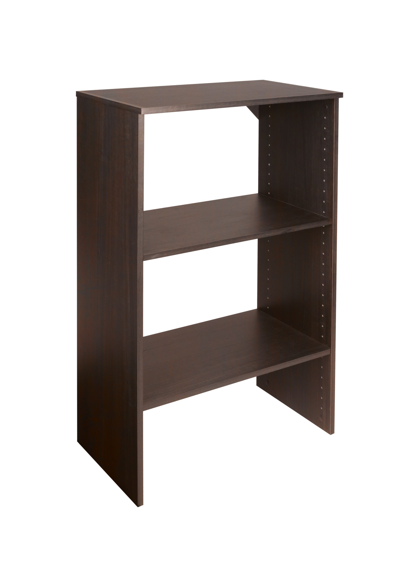 ClosetMaid SS25-TB SuiteSymphony 25-1/8 Inch Wide Closet System Base Shelving Unit Midnight Brown Storage and Organization Closet Organizers Closet
