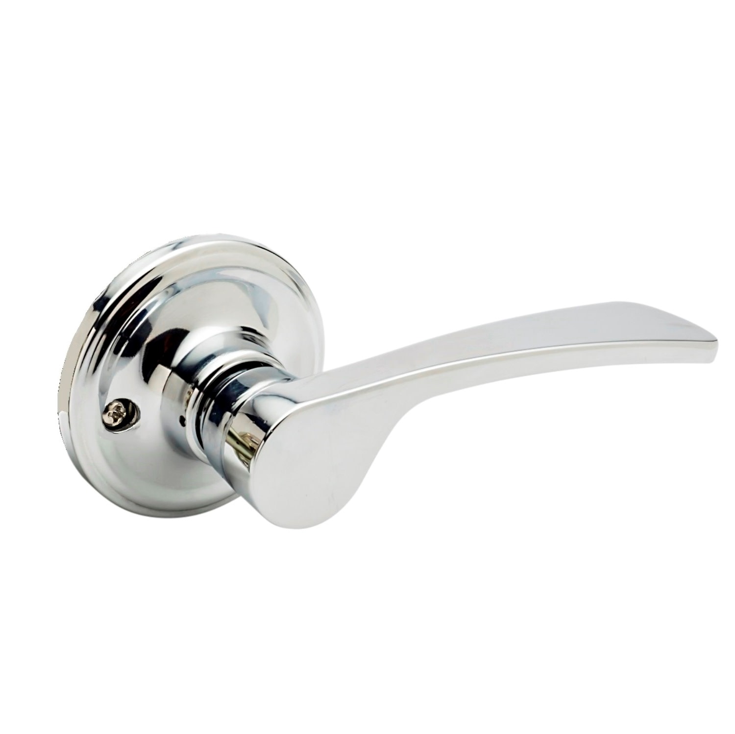 Photos - Door Handle Creek Copper  KL2290-RH Kash Right Handed Single Dummy Lever with Round Rose Polished Stainless Door Hardware Door Levers Dum 