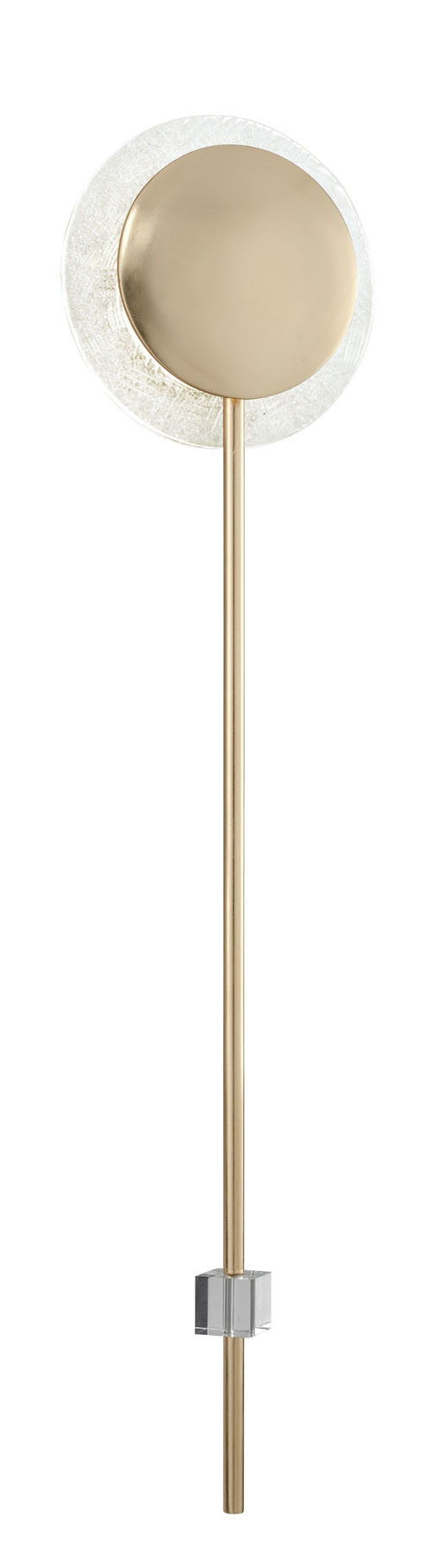 Corbett Lighting 249-11 Moscato Single Light 41-3/4" High Integrated LED Wall Sconce - ADA Compliant Gold Leaf Indoor Lighting Wall Sconces