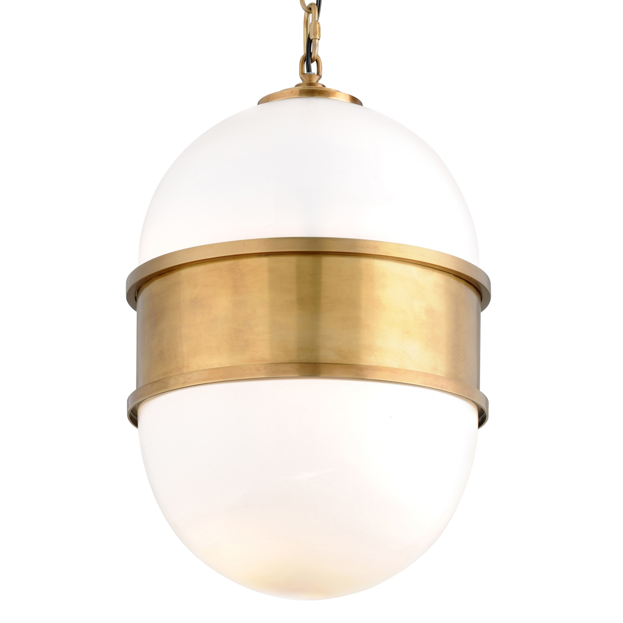 Photos - Chandelier / Lamp Corbett Lighting 272-42 Broomley 2 Light 14" Wide Pendant Vintage Brass Indoor Lighting Pendants 272-42-VB 