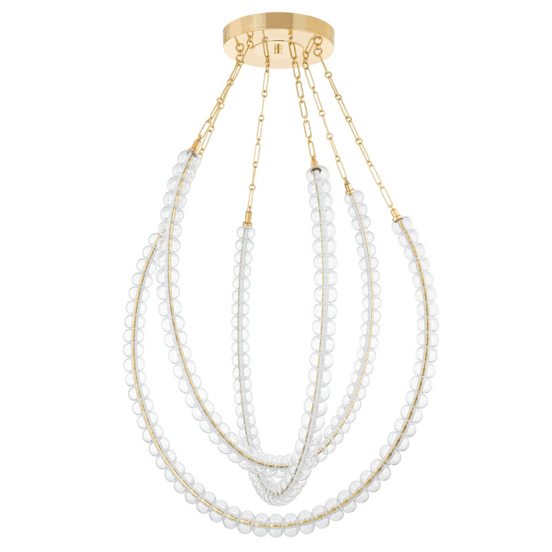 Photos - Chandelier / Lamp Corbett Lighting 355-48 Celeste 48" Wide Abstract Chandelier Vintage Brass Indoor Lighting Chandeliers 355-48-VB 