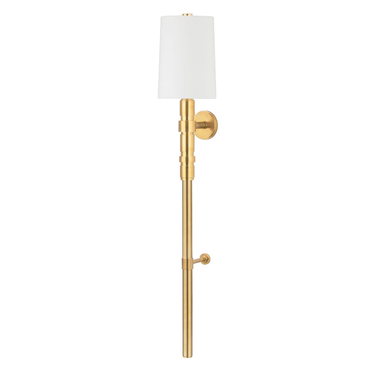 Corbett Lighting 408-01 Cormoran 60" Tall Wall Sconce Vintage Brass Indoor Lighting Wall Sconces