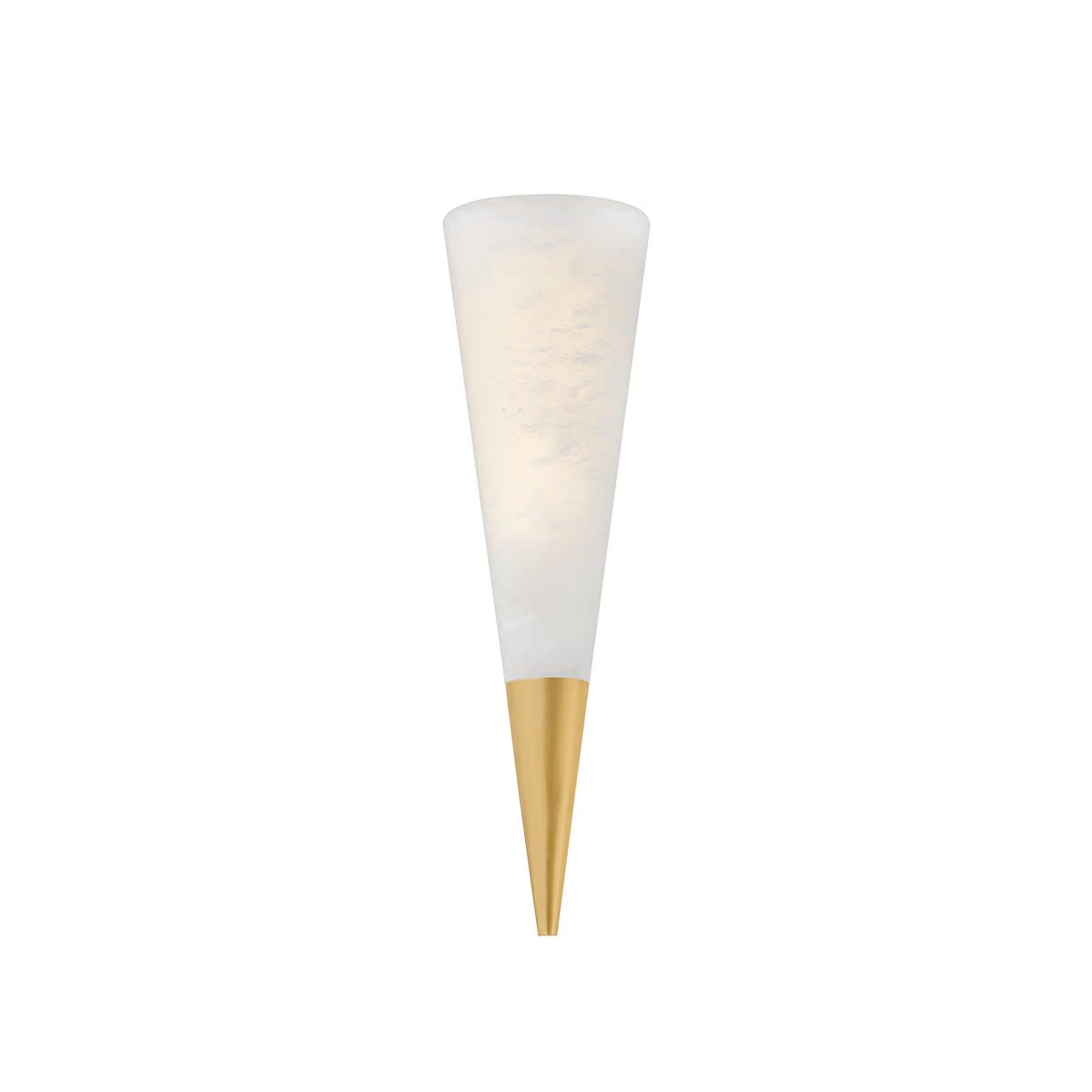 Photos - Chandelier / Lamp Corbett Lighting 483-01 Fion 22" Tall Wall Sconce Vintage Brass Indoor Lighting Wall Sconces 483-01-VB 