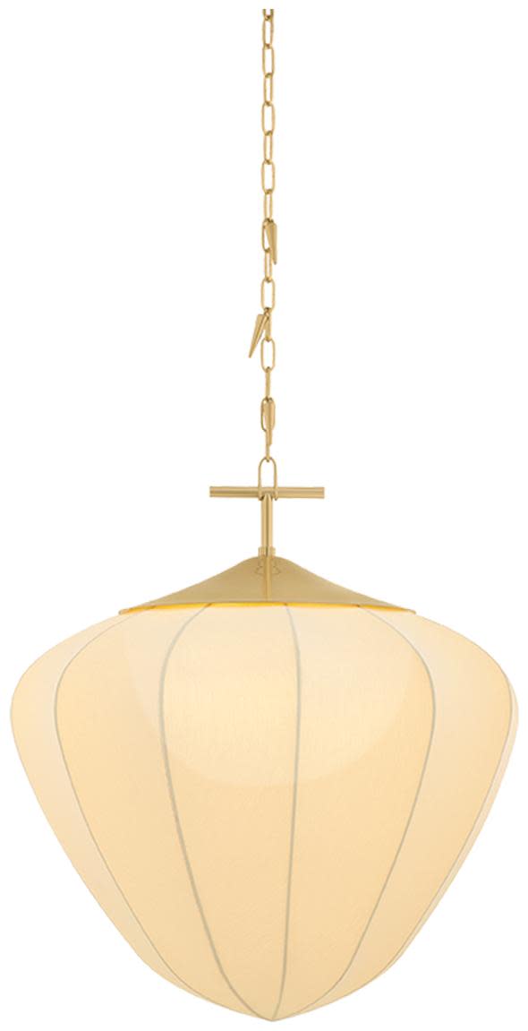 Photos - Chandelier / Lamp Corbett Lighting 580-28 Hoshi 29" Wide Pendant Vintage Brass Indoor Lighting Pendants 580-28-VB 