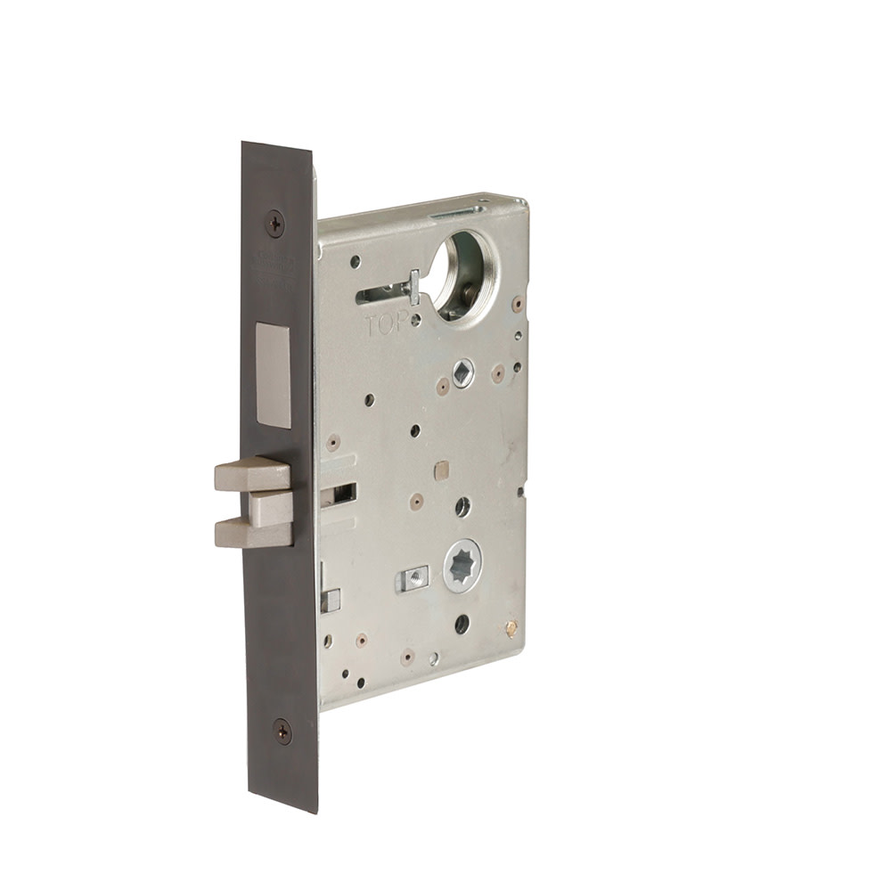 Corbin Russwin ML2020LL Commercial Privacy Mortise Lock Body for Lever - Less Cylinder Oil Rubbed Bronze Door Hardware Mortise Locks Privacy Mortise