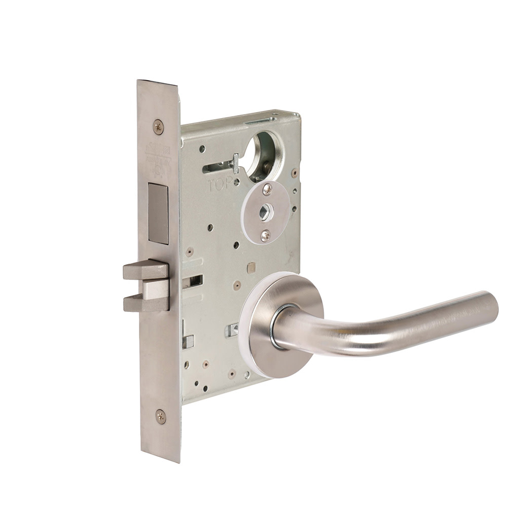 Corbin Russwin ML2020RWA Fire Rated Grade 1 Commercial Privacy Mortise Lever Set with RWA Trim Satin Stainless Steel Door Hardware Mortise Locks