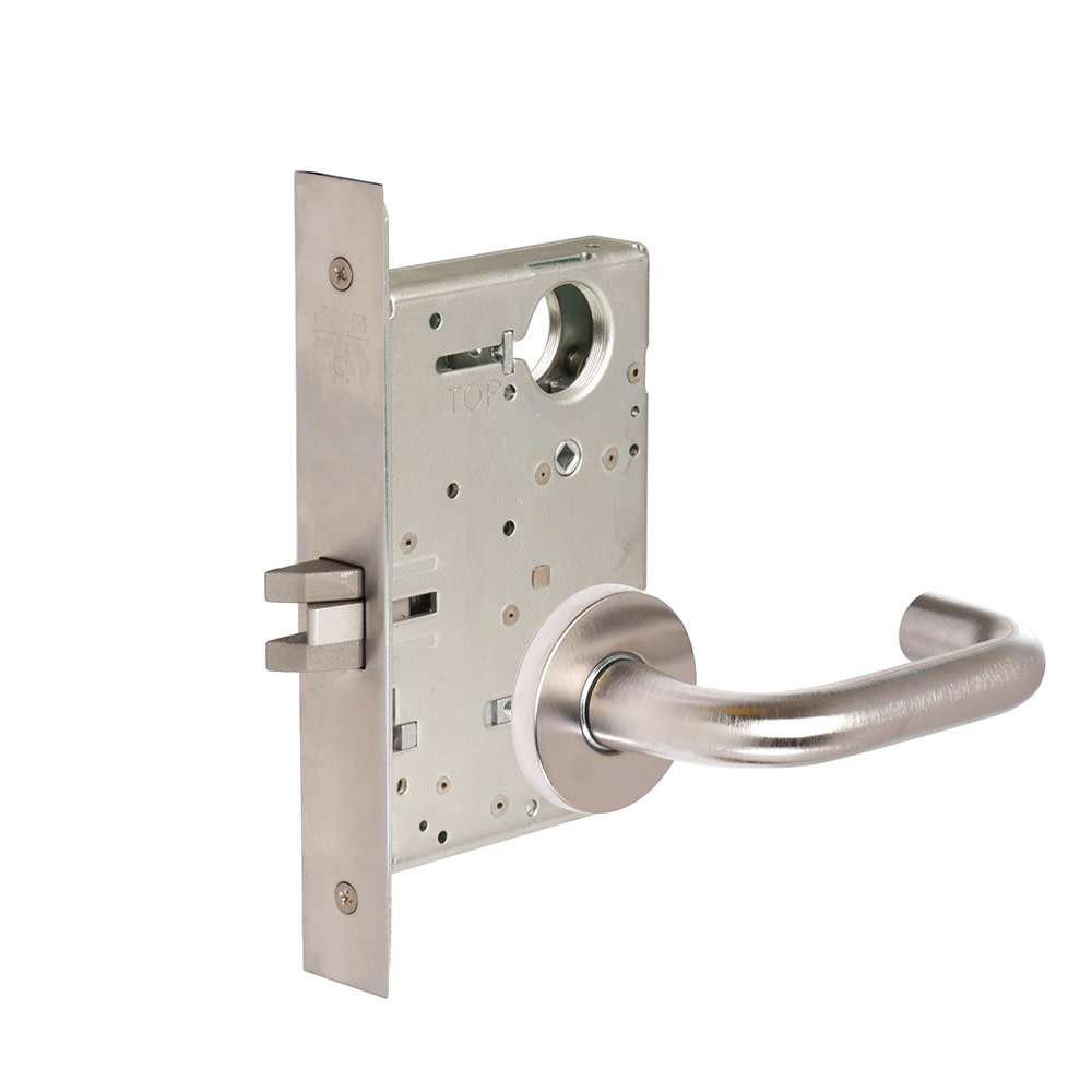 Corbin Russwin ML2060LWA Fire Rated Panic Proof Grade 1 Commercial Privacy Mortise Lever Set with LWA Trim Satin Stainless Steel Door Hardware Mortise