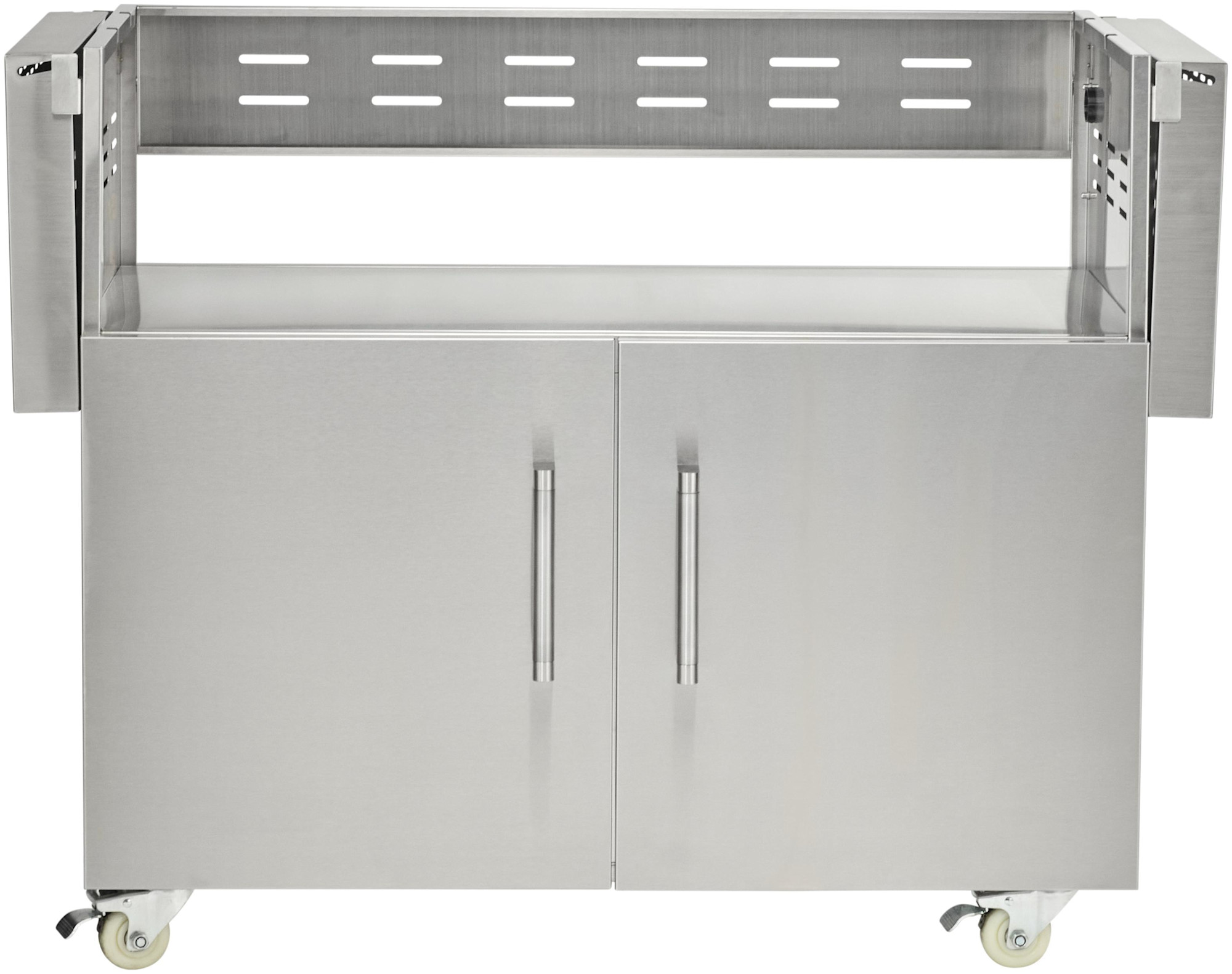 Photos - BBQ Accessory Coyote C3S42CT 71 Inch Wide BBQ Grill Cart with Self Closing Doors and Lockable Casters Stainless Steel Outdoor Cooking Acce