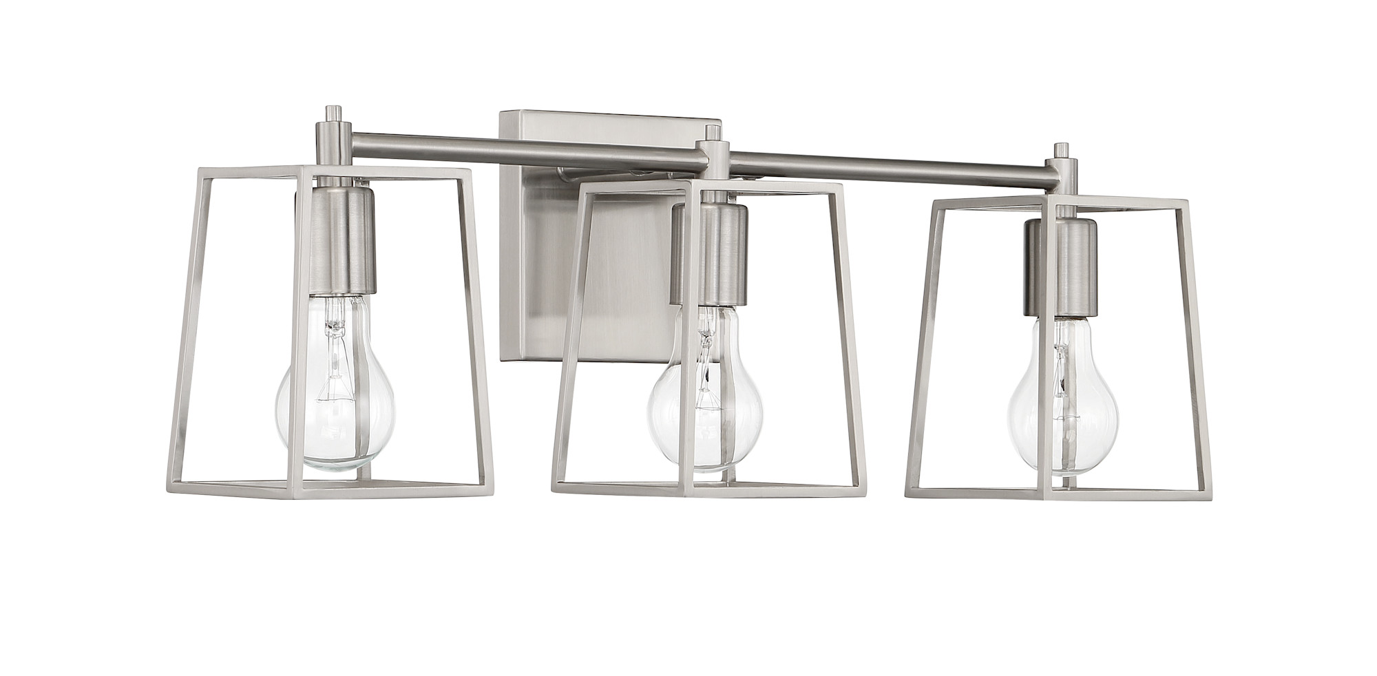 Photos - Chandelier / Lamp Wide Craftmade 121233 Dunn 3 Light 23" Vanity Light Brushed Polished Nickel Indoor Lighting Bathroom Fixtures Vanity Light 1