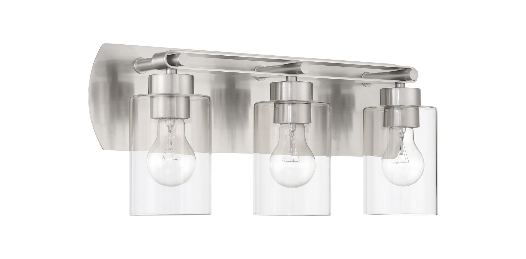 Photos - Chandelier / Lamp Craftmade 176213 Hendrix 3 Light 21" Wide Vanity Light Brushed Polished Nickel Indoor Lighting Bathroom Fixtures Vanity Ligh