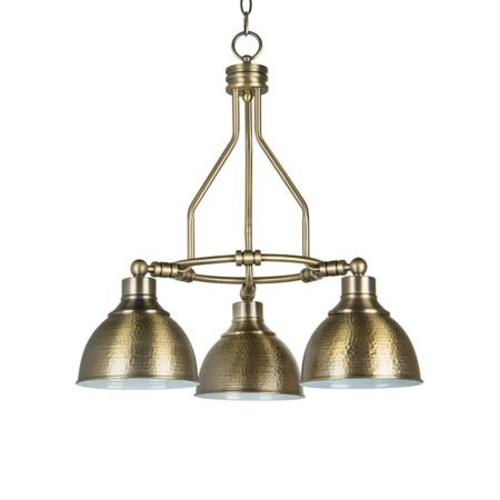 Photos - Chandelier / Lamp Craftmade 35923 Timarron 3 Light 23" Wide Chandelier Legacy Brass Indoor Lighting Chandeliers 35923-LB