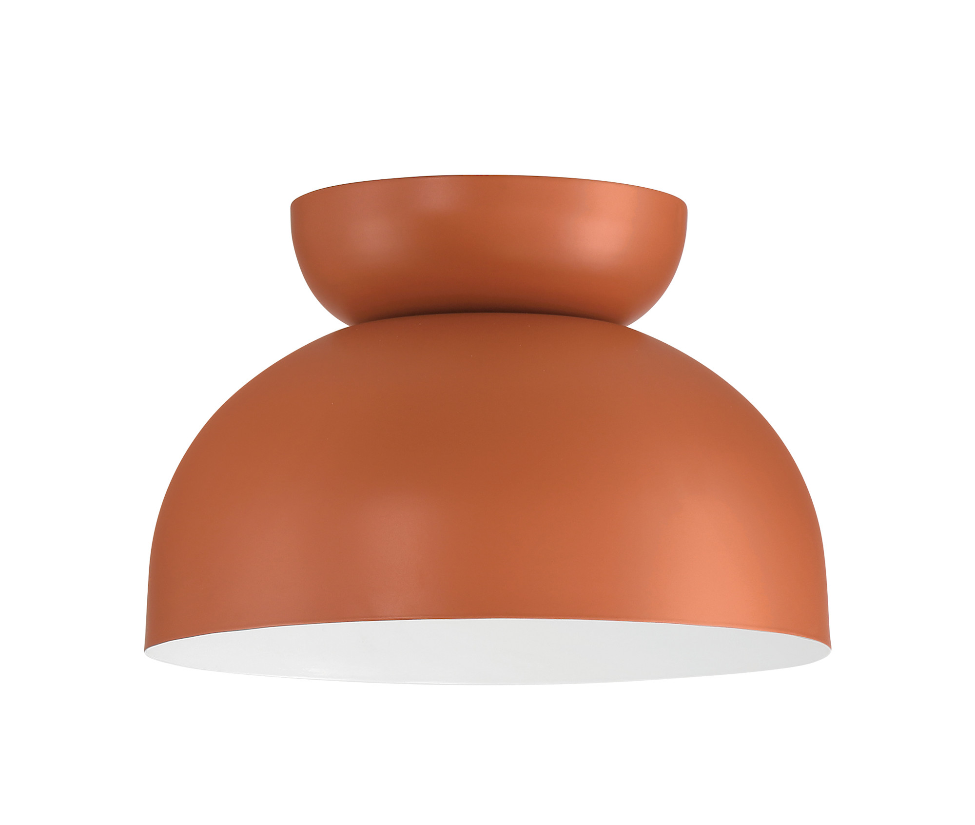 Photos - Chandelier / Lamp Ventura Craftmade 59181  Dome 11" Wide Flush Mount Ceiling Fixture Baked Clay Indoor Lighting Ceiling Fixtures Flush Mount 59 