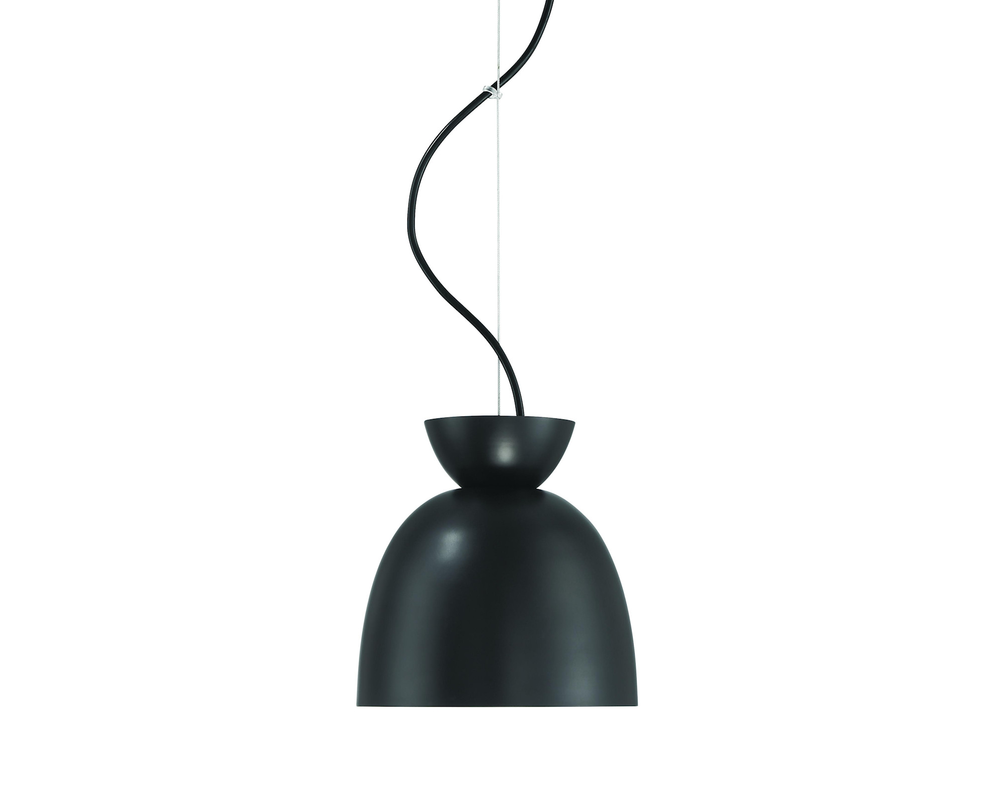 Photos - Chandelier / Lamp Craftmade 59191 Ventura Dome 8" Wide Suspension Mini Pendant Flat Black Indoor Lighting Pendants 59191-FB