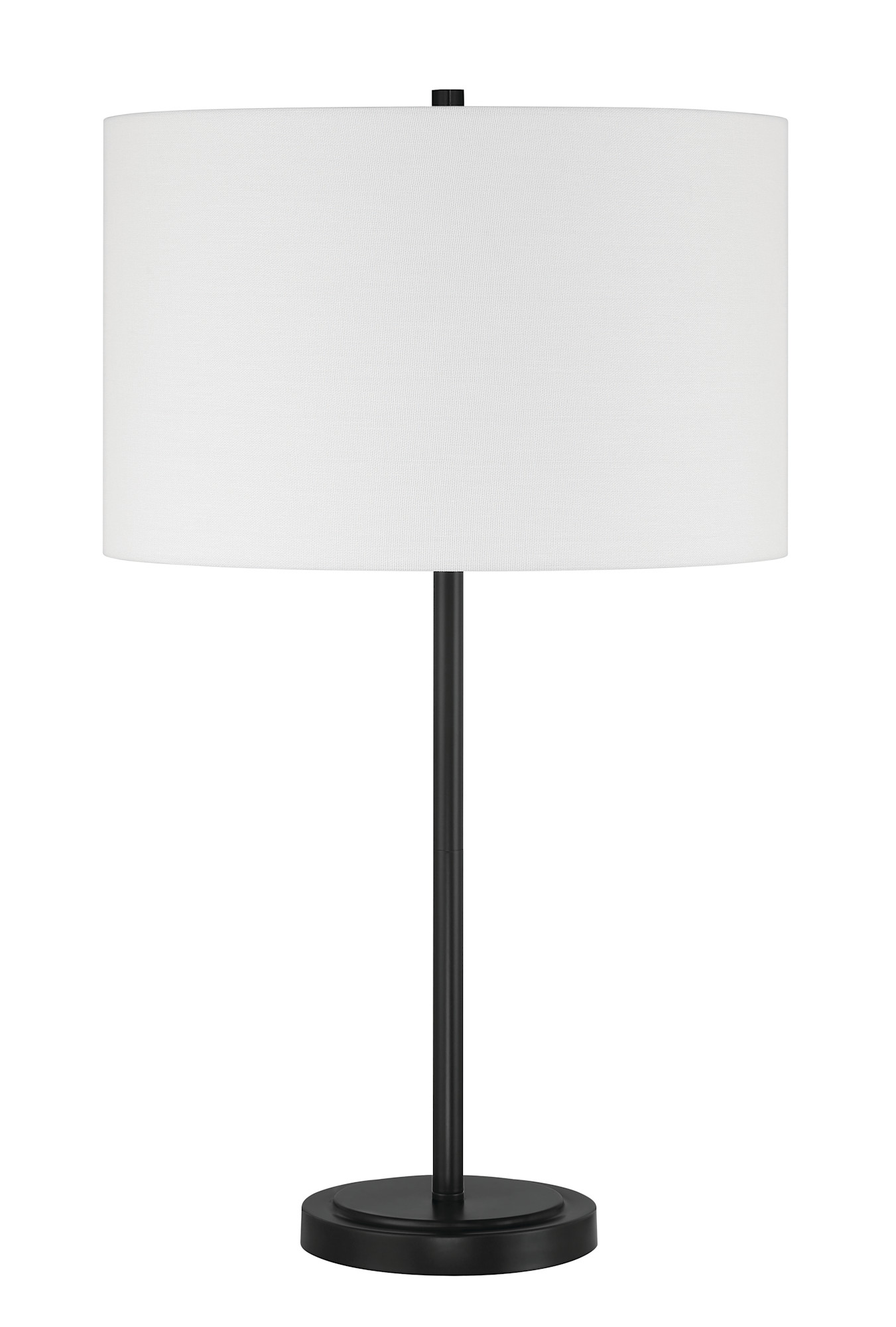 Photos - Desk Lamp Jones Craftmade 87009-T 27" Tall Buffet Table Lamp Flat Black Lamps Table Lamps 87009FB-T