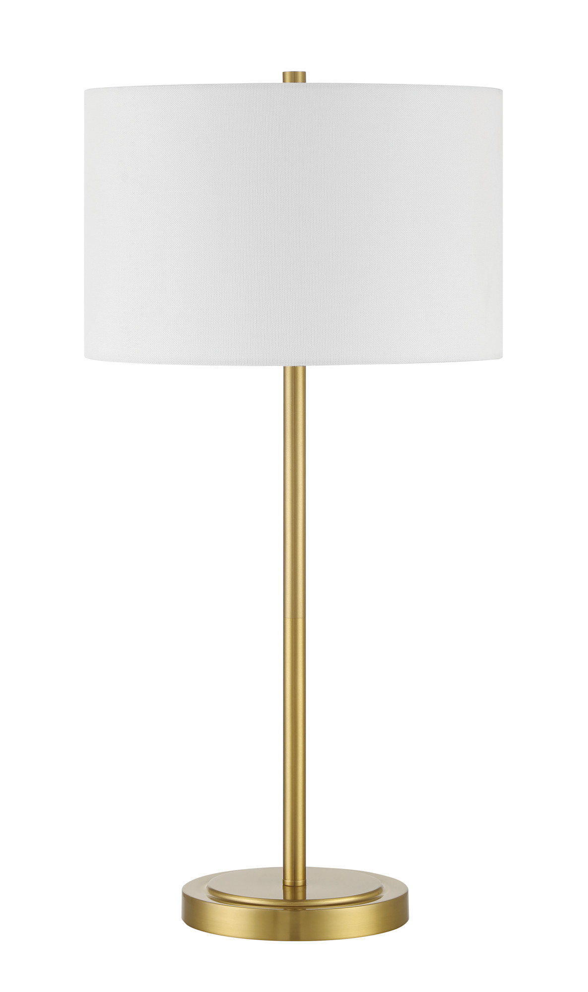 Photos - Desk Lamp Jones Craftmade 87009-T 27" Tall Buffet Table Lamp Satin Brass Lamps Table Lamps 87009SB-T