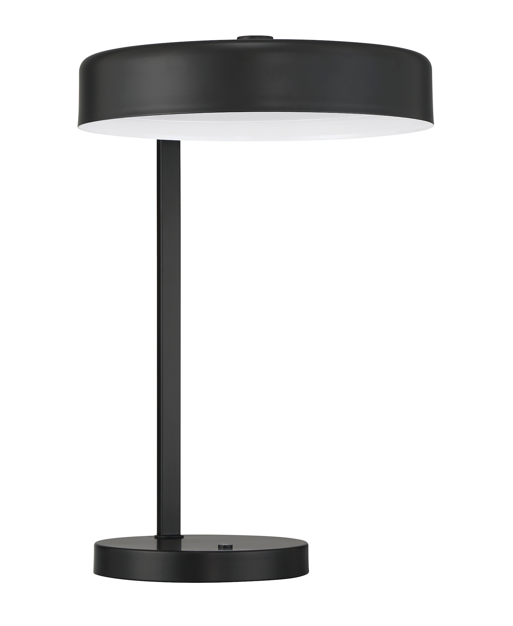 Photos - Desk Lamp Buffet Craftmade 87019-T Keeva 17" Tall LED Table Lamp Flat Black Lamps Table Lamps 87019FB-T