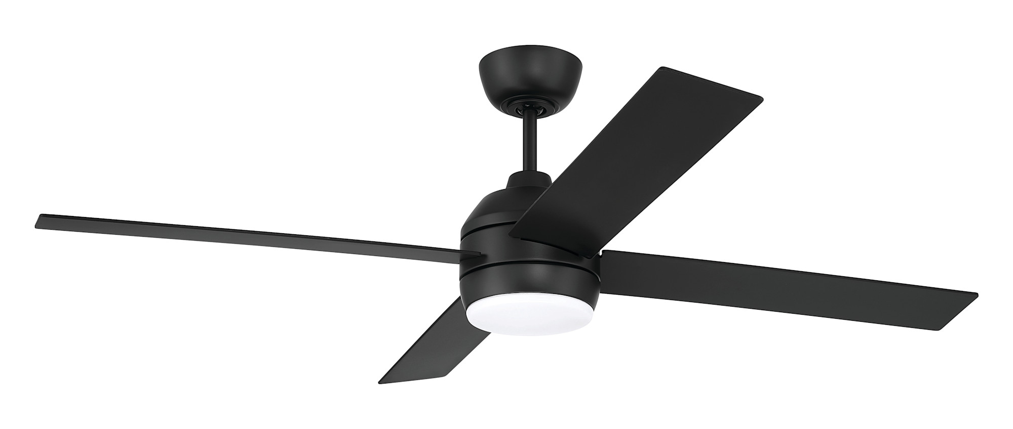 Photos - Fan Blade Craftmade KLS524 Kelsey 52" 4 Indoor LED Ceiling Flat Black s Ceiling s Indoor Ceiling s KLS52FB4
