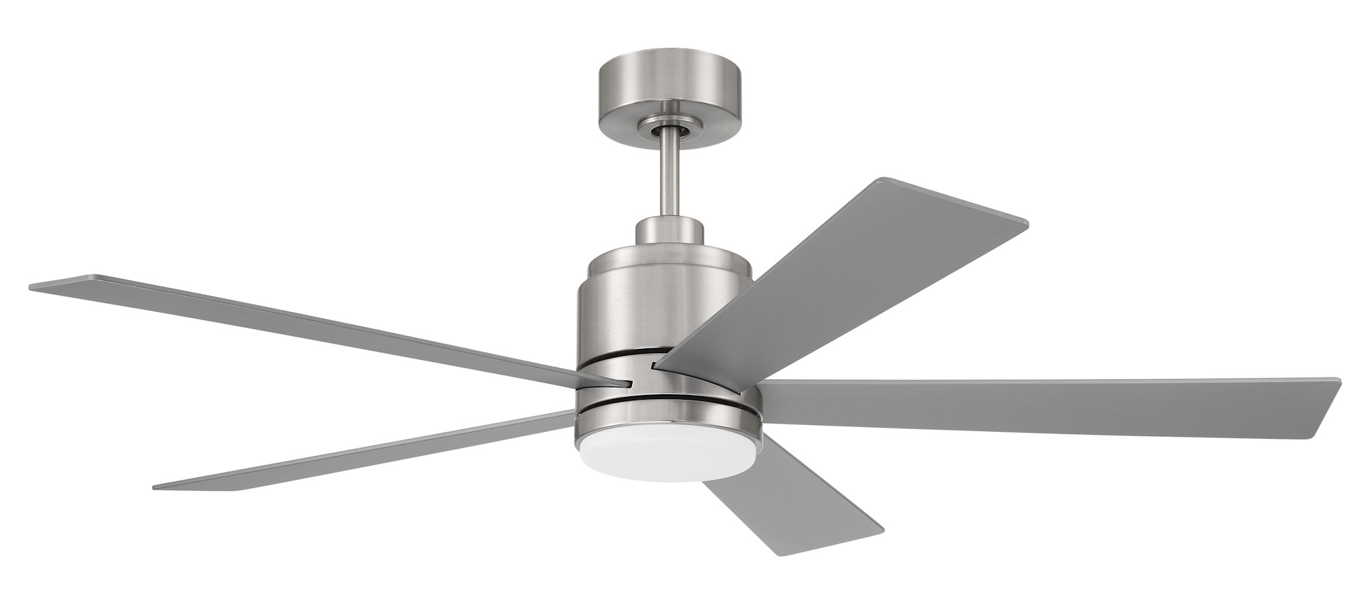 Photos - Fan Craftmade MCY525 McCoy 52" 5 Blade Indoor LED Ceiling Brushed Polished Nickel s Ceiling s Indoor Ceiling s MCY5