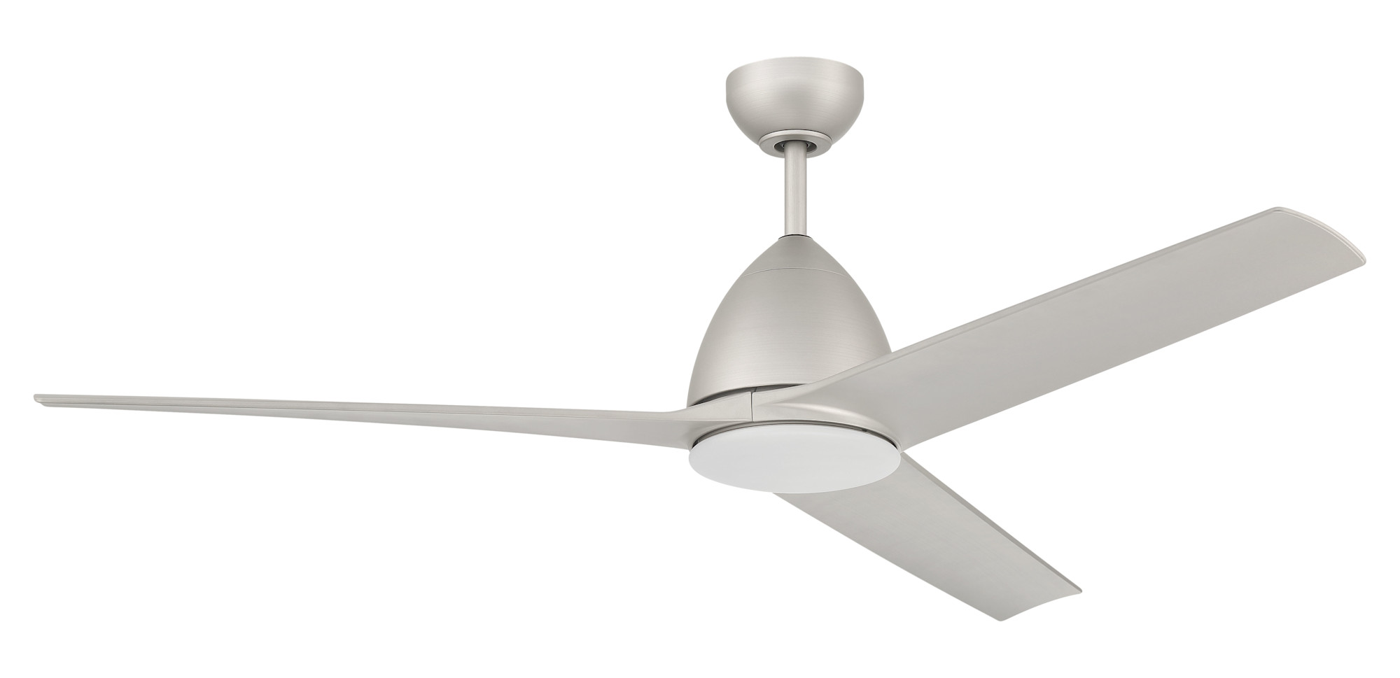 Photos - Fan Craftmade NTO543 Nitro 54" 3 Blade Indoor / Outdoor LED Ceiling  Painted Nickel s Ceiling s Outdoor Ceiling s NT