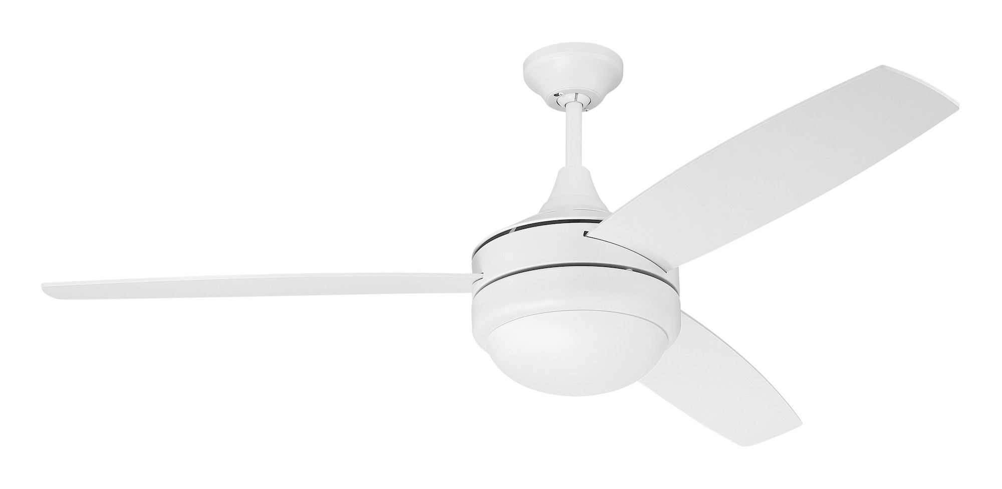 Photos - Fan Craftmade PHZ523 Phaze II 52" 3 Blade Indoor LED Ceiling White s Ceiling s Indoor Ceiling s PHZ52W3
