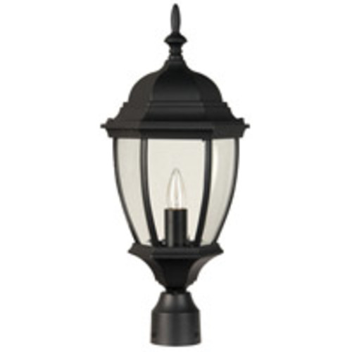 Photos - Floodlight / Street Light Craftmade Z285 Bent Glass 21" Tall Post Light Matte Black Outdoor Lighting Post Lights Post Mount Post Lights Z285-TB