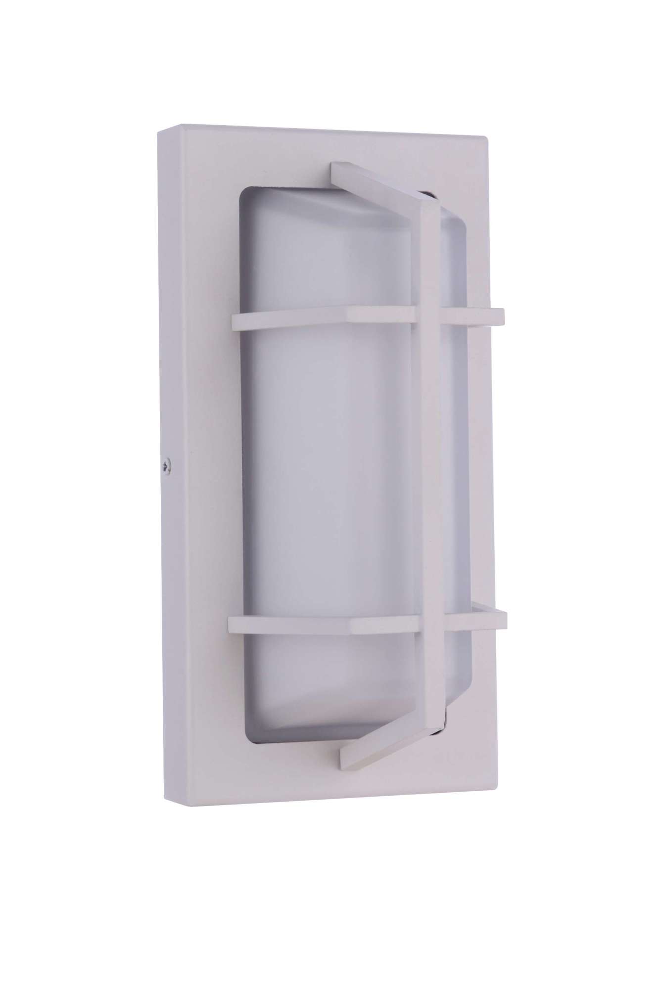 Photos - Floodlight / Street Light Craftmade ZA6102 Bulkhead Rectangular 5" Wide Flush Mount Outdoor Ceiling Fixture / Converts to Wall Sconce Textured White O