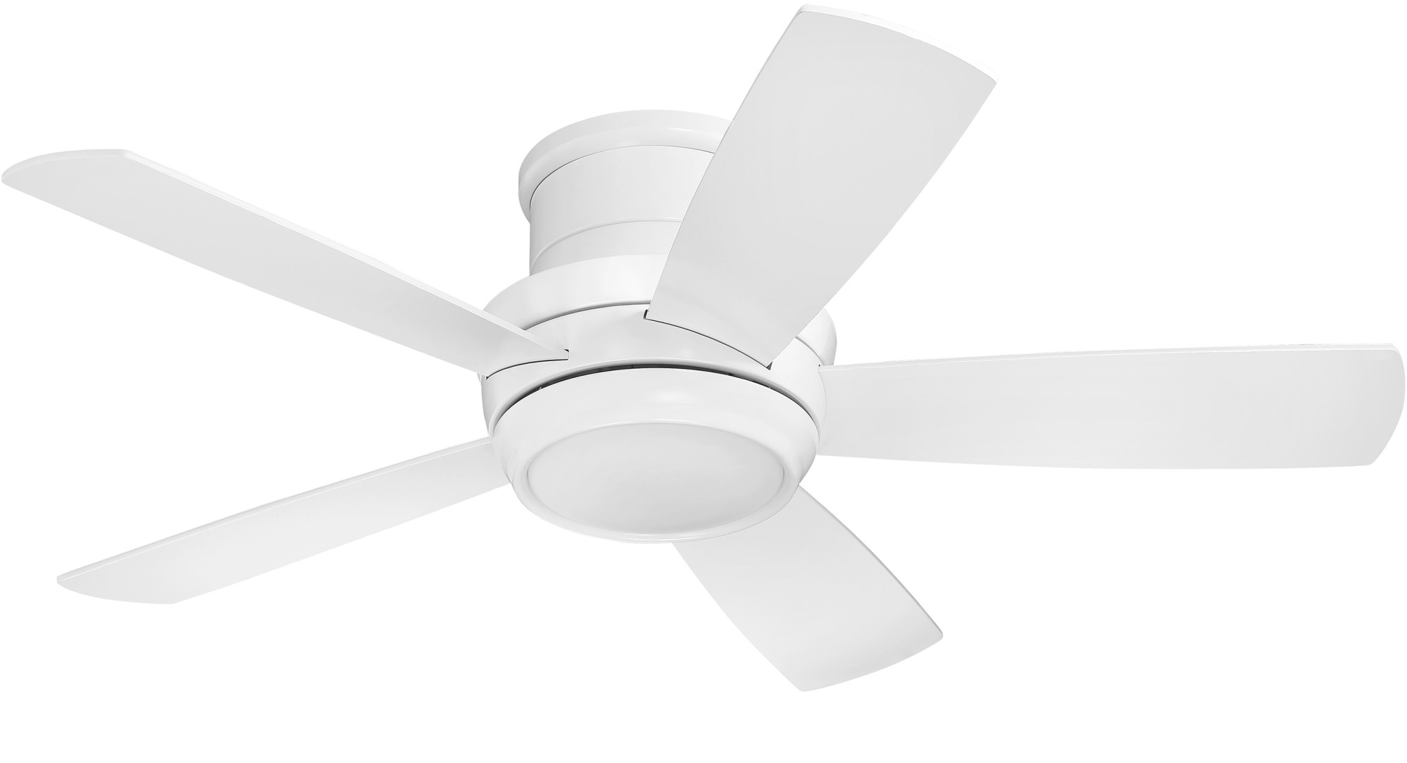 Photos - Fan Tempo Craftmade TMPH445  Hugger 44" 5 Blade Indoor Ceiling  - Blades Remote and Light Kit Included White s Ceiling s 