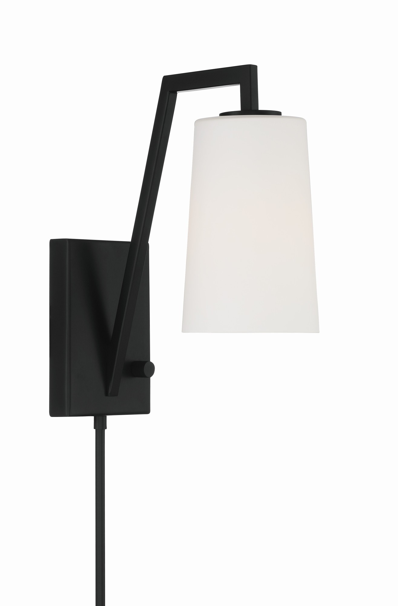 Photos - Chandelier / Lamp Avon Crystorama Lighting Group AVO-B4201  12" Tall Wall Sconce Matte Black Indoor Lighting Wall Sconces AVO-B4201-MK 