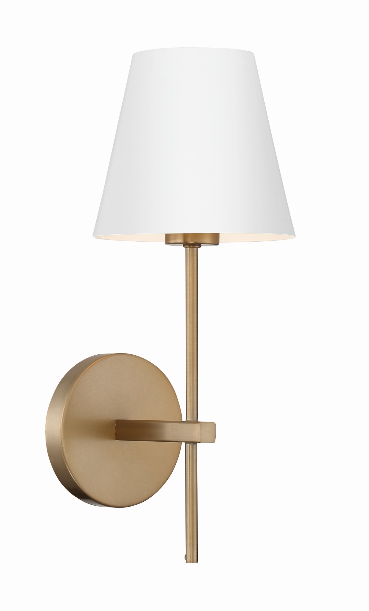 Photos - Chandelier / Lamp Crystorama Lighting Group XAV-B8321 Xavier 15" Tall Wall Sconce Vibrant Gold Indoor Lighting Wall Sconces XAV-B8321-VG