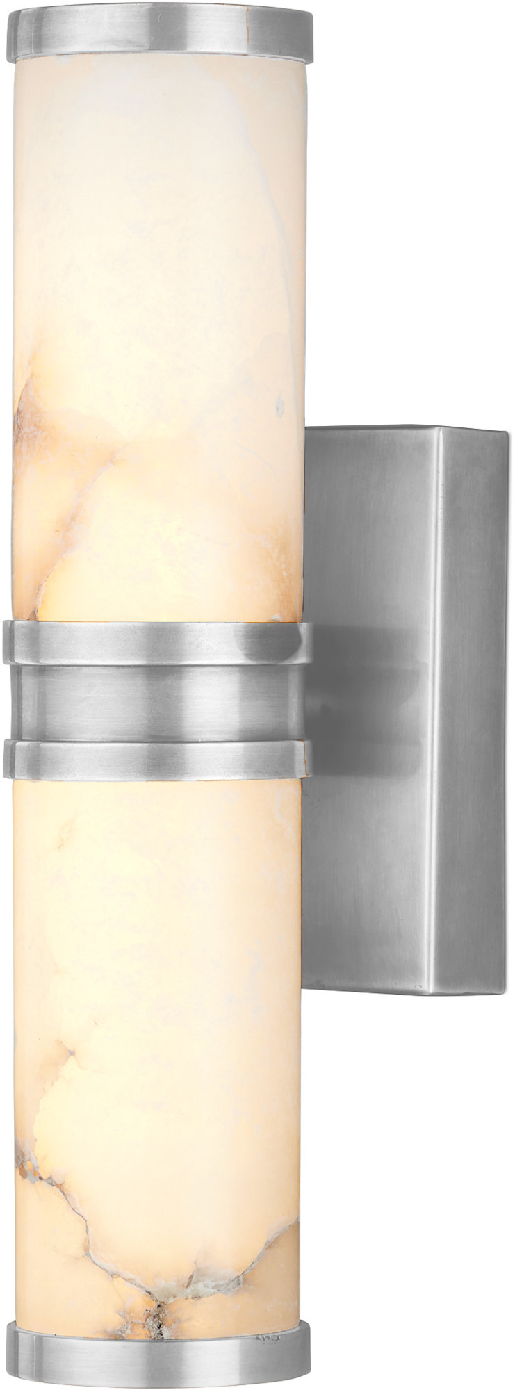 Photos - Chandelier / Lamp NICKEL Currey and Company 5800-0077 Brenham 5" Tall LED Wall Sconce Natural /  Indoor Lighting Wall Sconces 