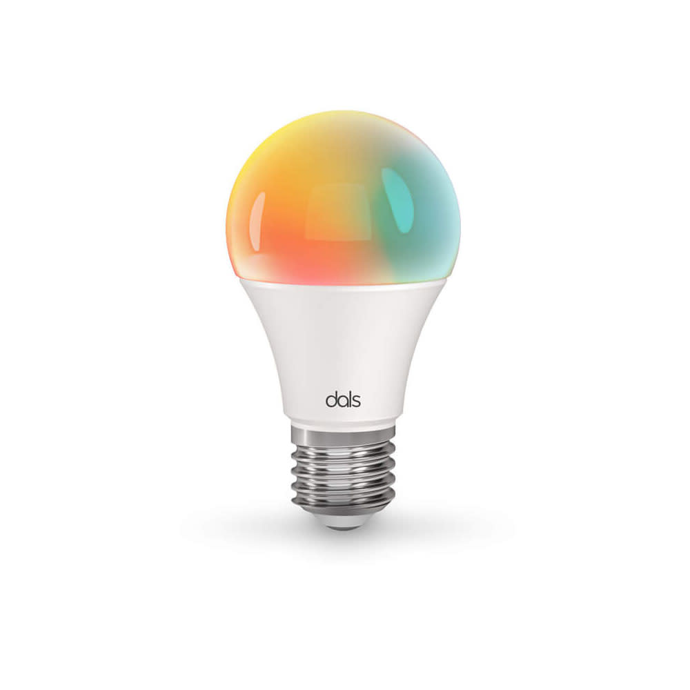 Photos - Light Bulb WATT DALS Lighting SM-BLBA19 9  Dimmable Medium (E26) LED Bulb - Full Color RGB+CCT  and Smart Home Enabled Wh (2700K - 6500K)