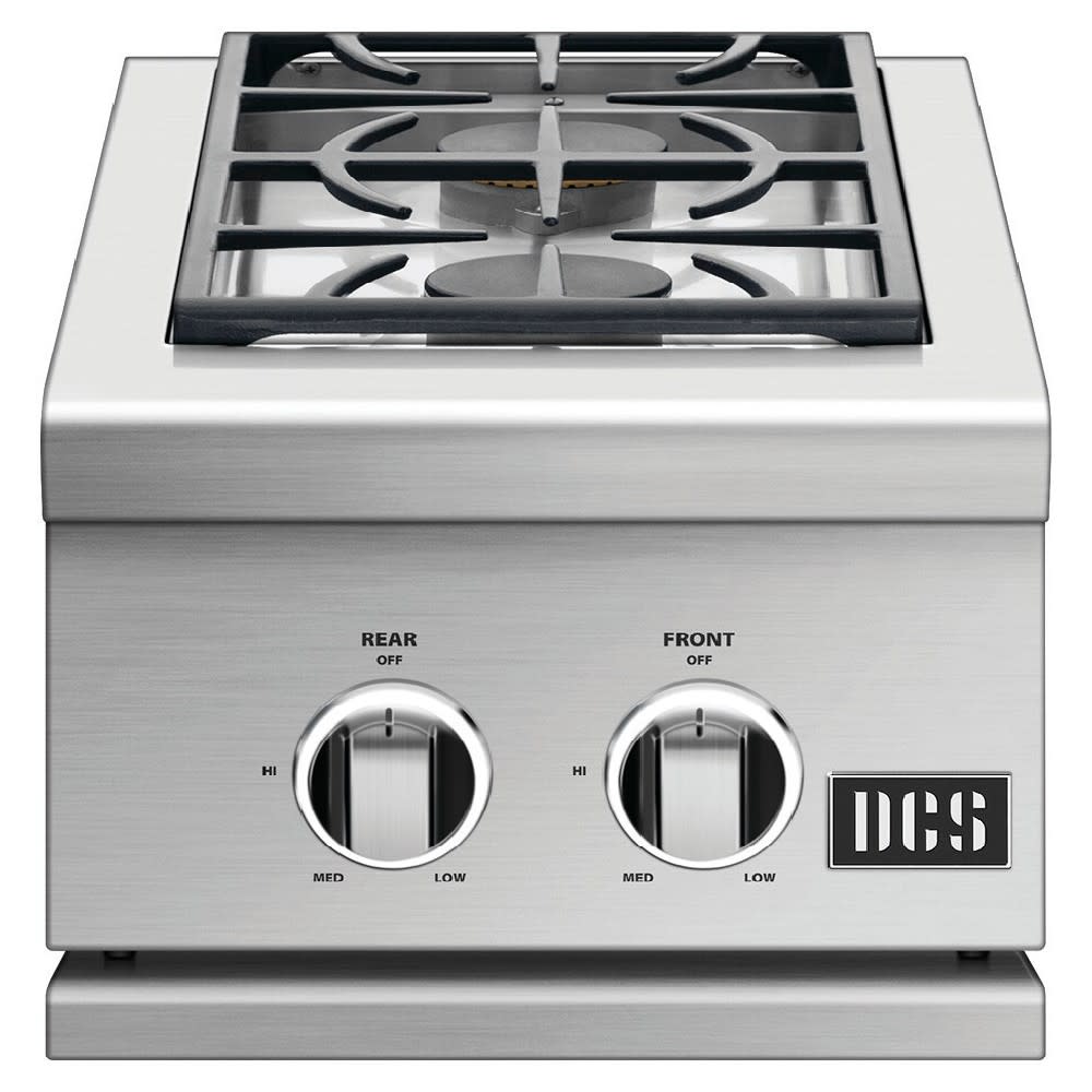 Photos - BBQ Accessory dCS Appliances SBE1-142-L 14 Series 9 Double Side Burner LP Gas Stainless Steel Outdoor Cooking Side Burners Double Side Bur