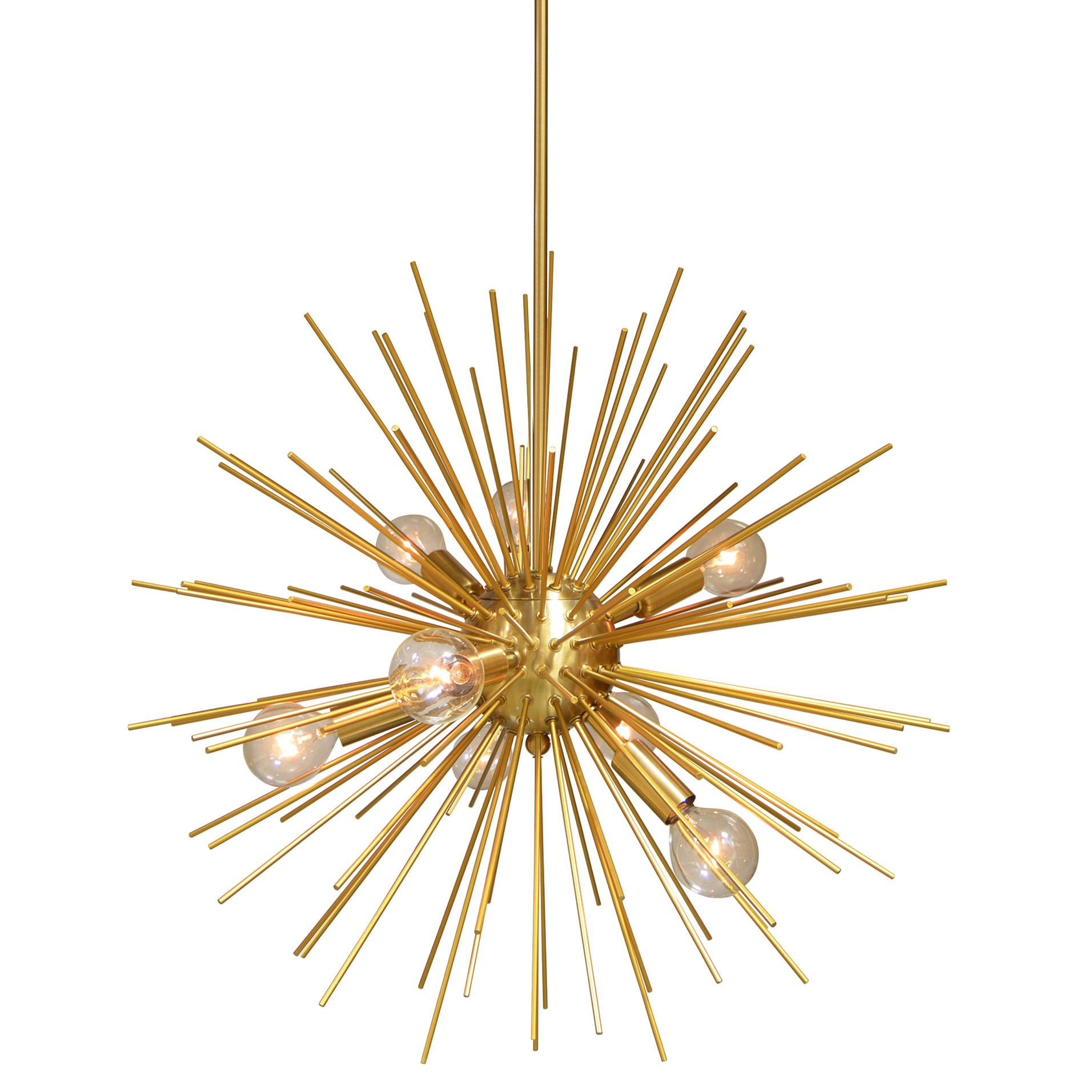 Dainolite VEG-248P Vega 8 Light 24" Wide Pendant Gold / Vintage Bronze Indoor Lighting Pendants
