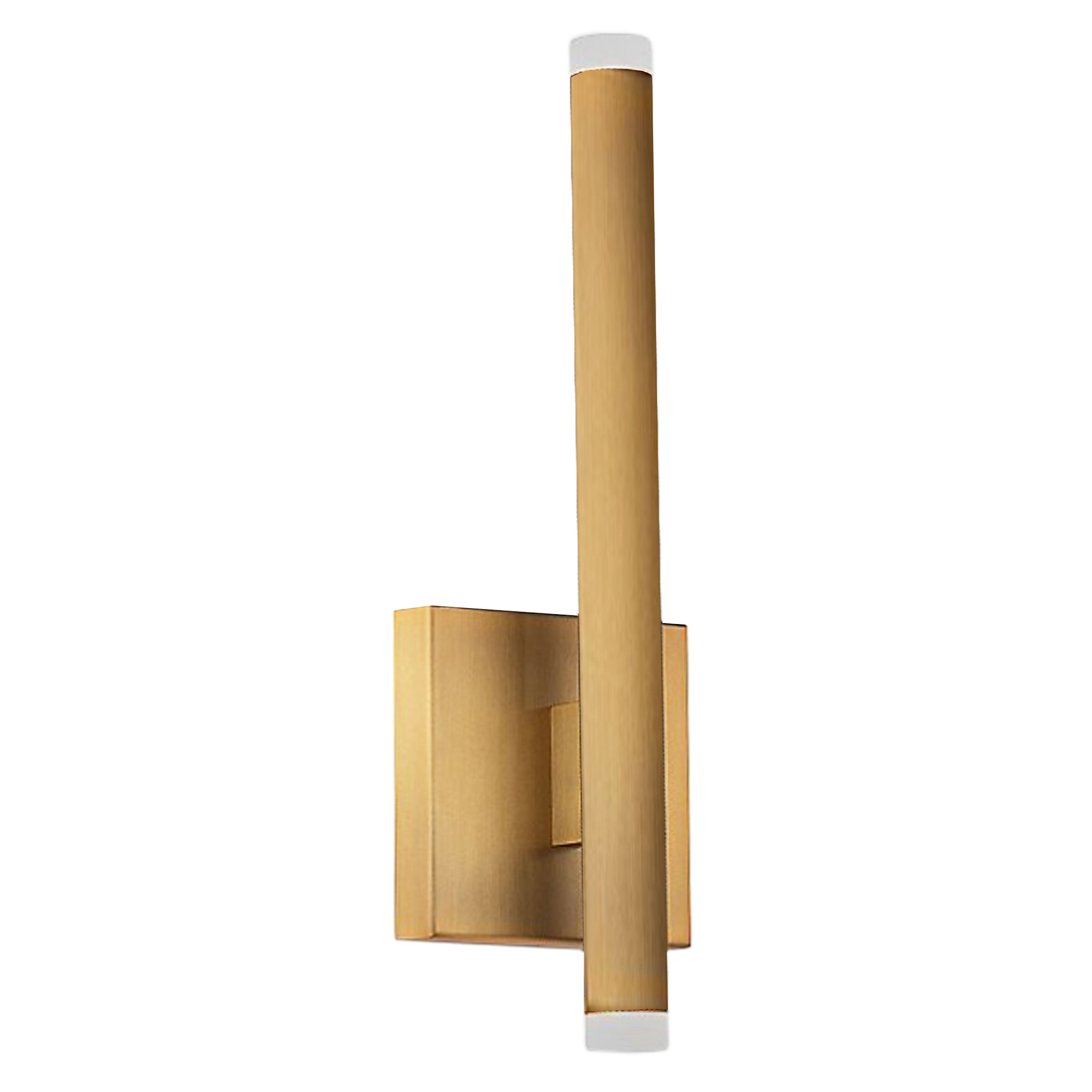 Dainolite WLS-1410LEDW Wilson 2 Light 15" Tall LED Wall Sconce Aged Brass Indoor Lighting Wall Sconces