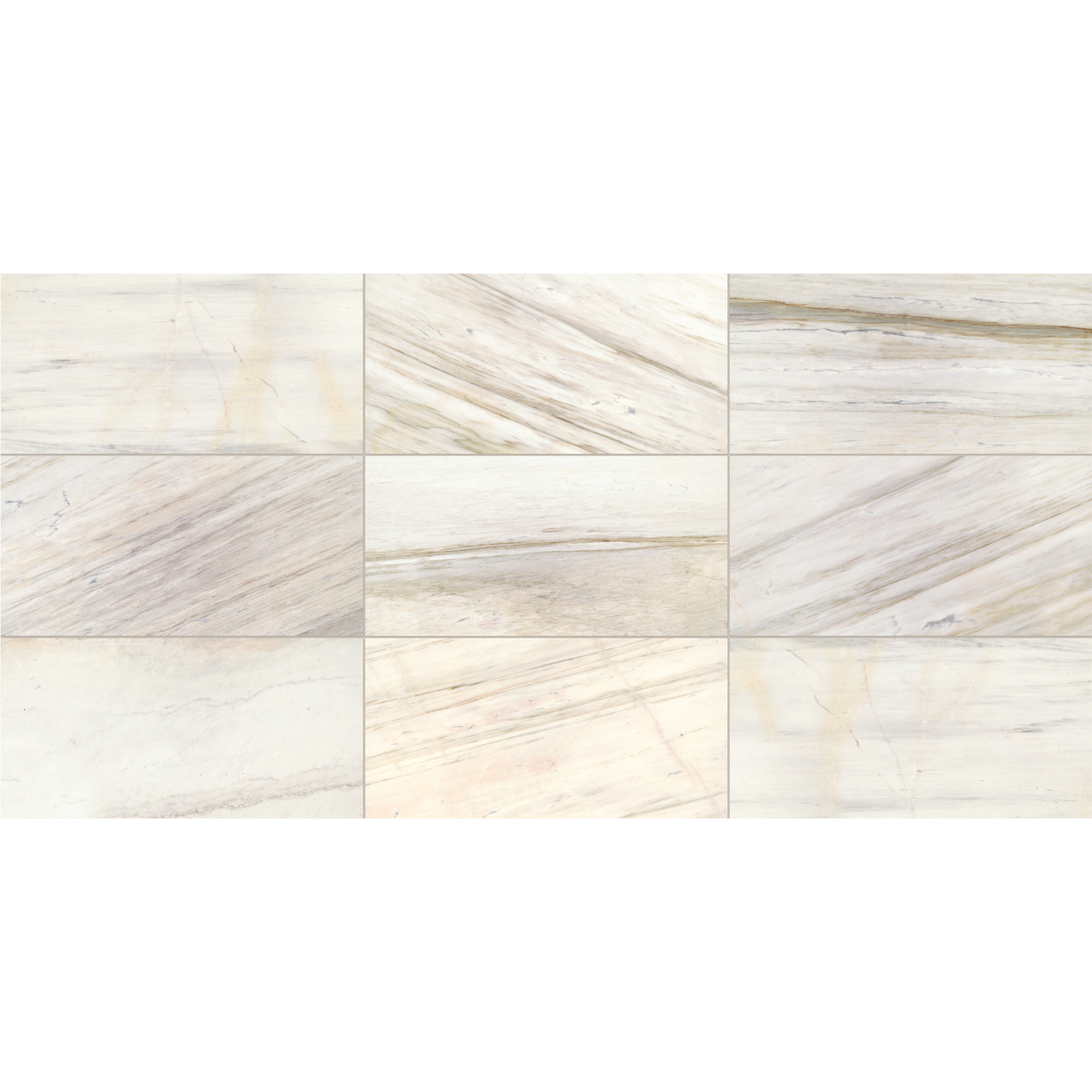 Daltile Fonte - 12" x 24" Rectangle Floor and Wall Tile - Polished Visual - Sold by Carton (10 SF/Carton) - M01212241L
