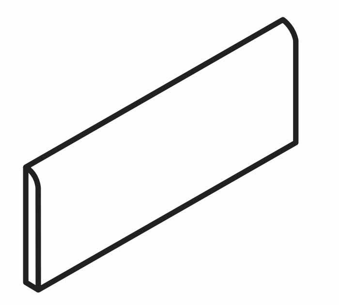 Daltile PFVP43C91P Portfolio Vivid - 12" x 3" Matte Porcelain Bullnose Crimson Red Flooring Accessories and Parts Tile Accessories Tile Trim