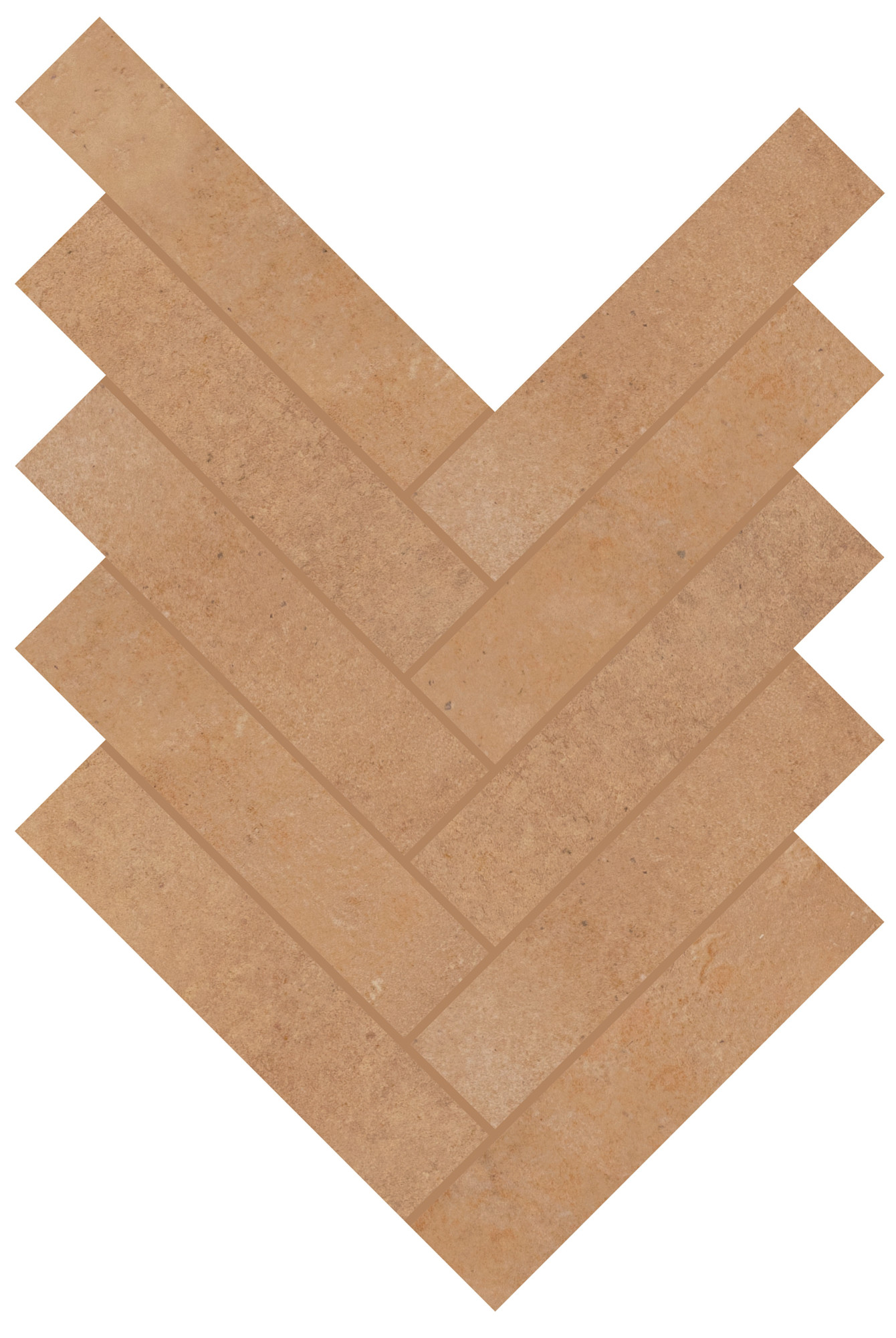 Daltile RKHER26MSXTMT Rekindle - 2" x 6" Solid Floor and Wall Tile - Matte Visual - Sold by Carton (0.78 SF/Carton) Terracotta Flooring Tile