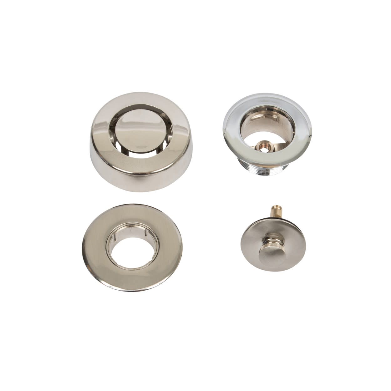 Photos - Pipe Trap Dearborn K98 True Blue 1-1/2" Tub Drain Kit - with Overflow Brushed Nickel Bath and Shower Accessories Bathtub Components Tu