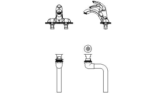 Delta 22C531 Single Handle 1.5GPM Bathroom Faucet with Vandal Resistant Aerator and Offset Metal Grid Strainer from the Commercial Series Chrome