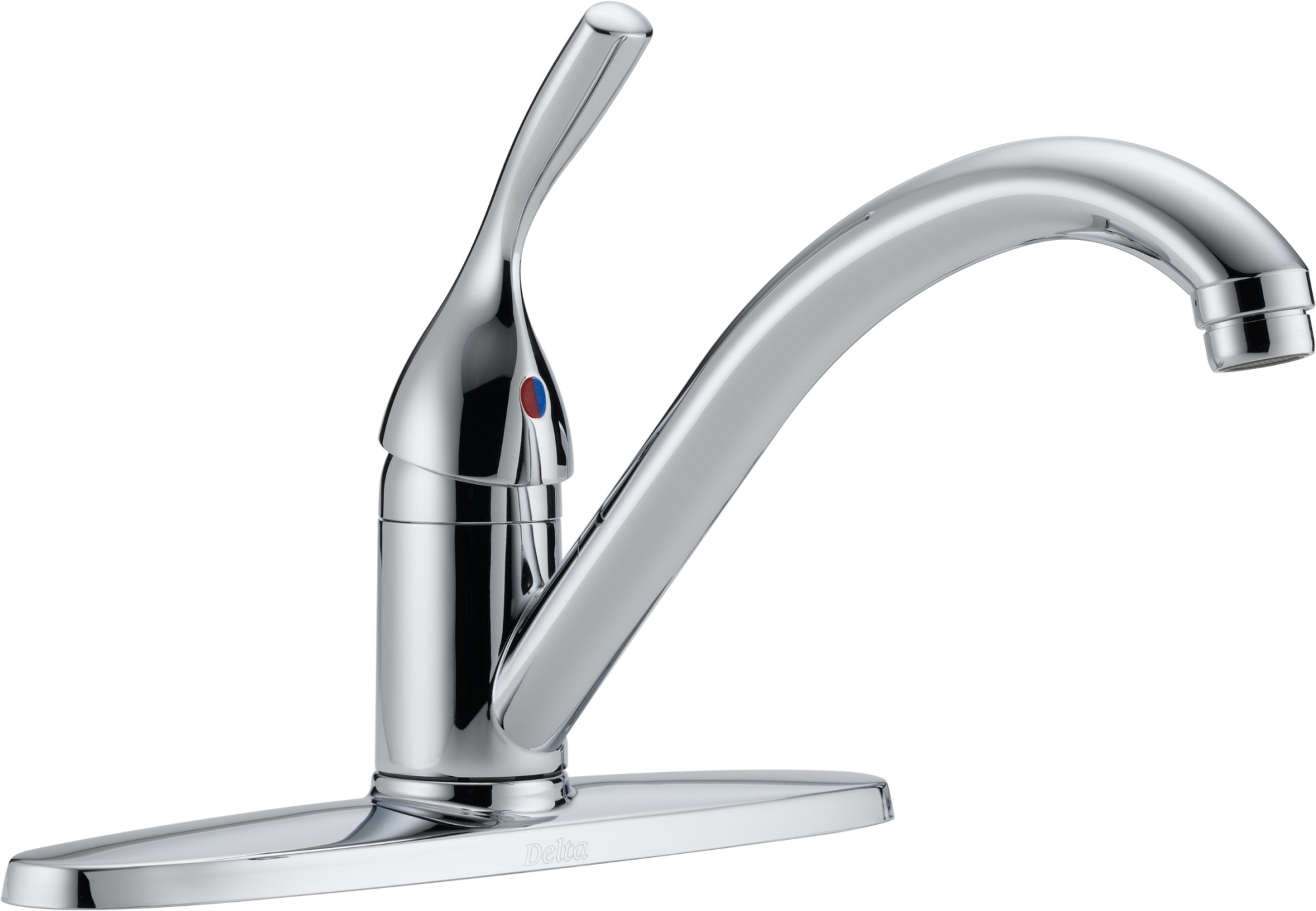 Delta 100-DST Classic Kitchen Faucet - Includes Lifetime Warranty Chrome Faucet Kitchen Single Handle