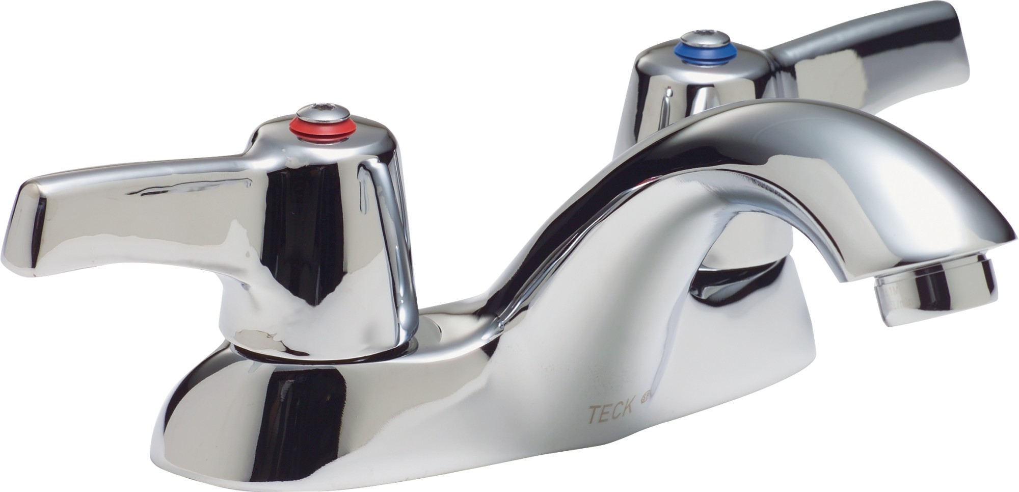 Delta 21T143 Double Handle 1.5GPM Bathroom Faucet with Lever Blade Handles from the Commercial Series Chrome Faucet Bathroom Sink Faucets Double