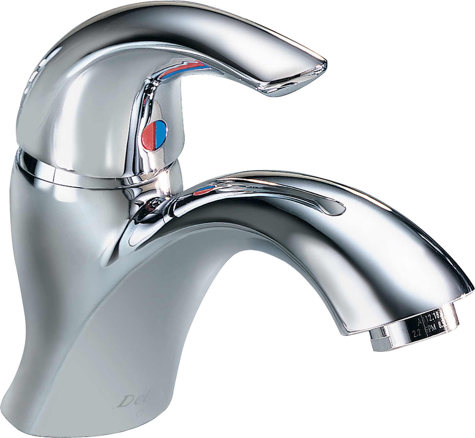 Delta 22C631 Single Handle 1.5GPM Single Hole Mount Bathroom Faucet with Vandal Resistant Aerator Less Pop-Up Assembly from the Commercial Series