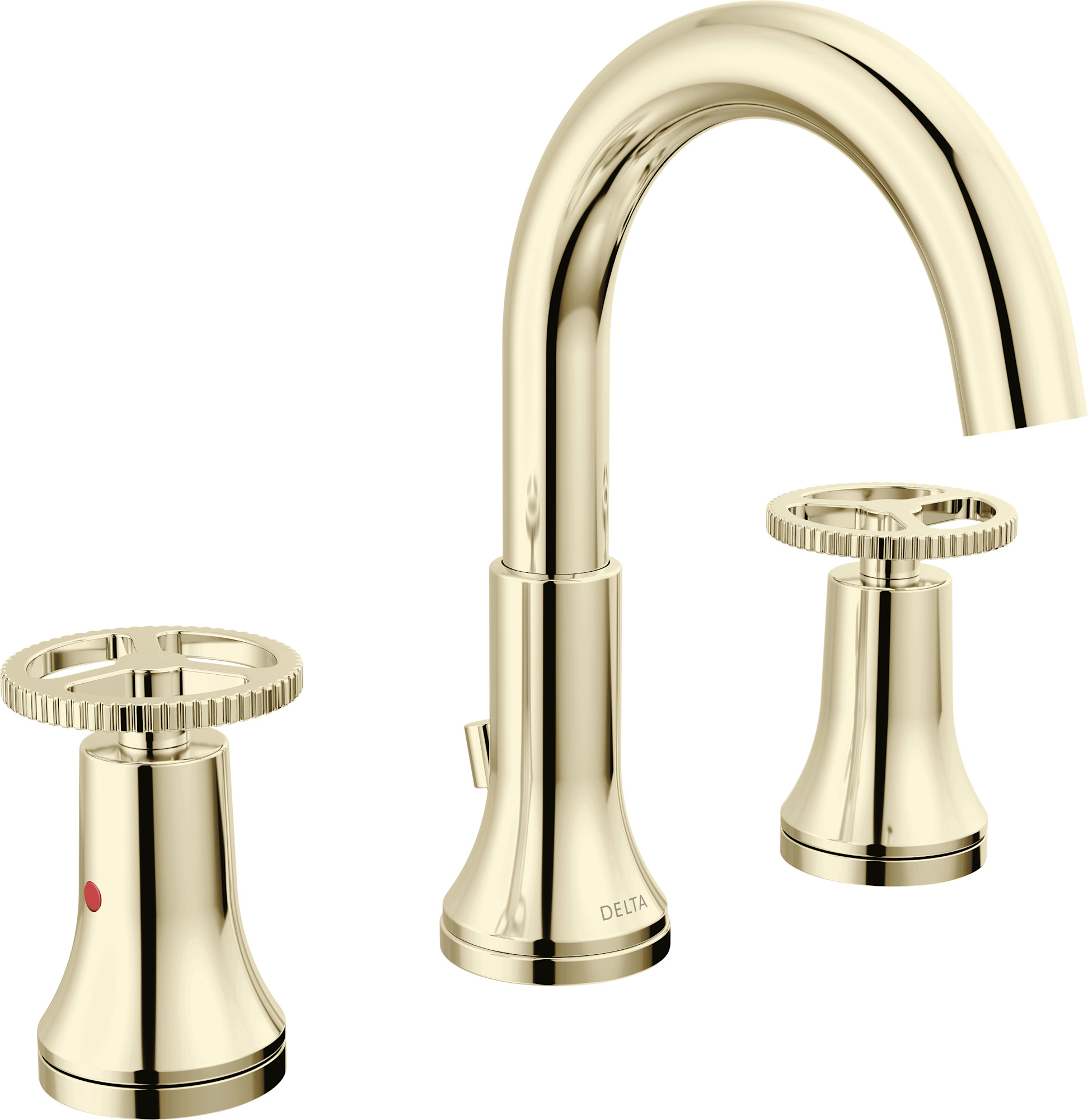 Photos - Tap Delta 3558-MPU-DST Trinsic 1.2 GPM Widespread Bathroom Faucet with Pop-Up Drain Assembly Brilliance Polished Nickel Faucet B 