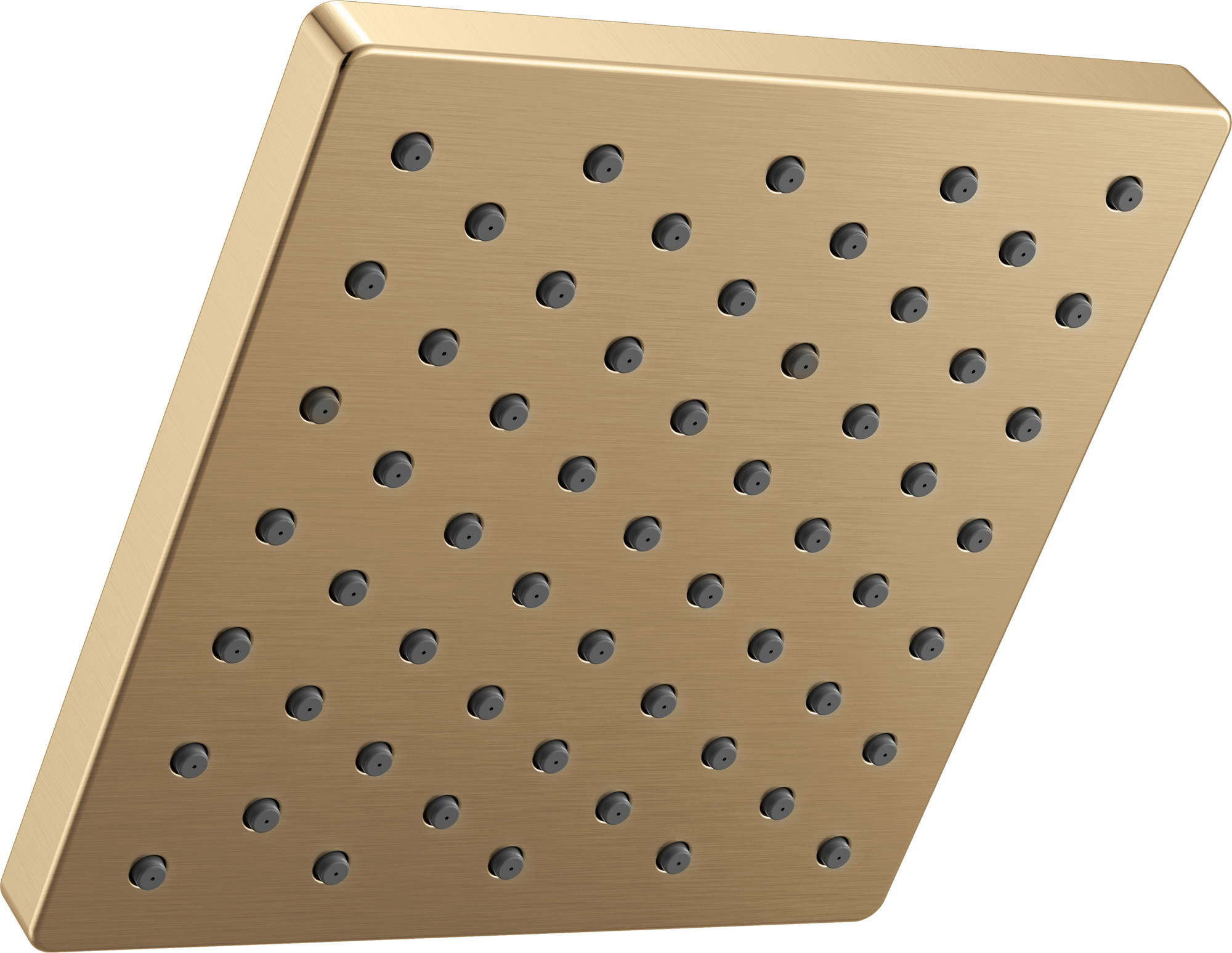 Delta 52103 Universal Showering Components 1.75 GPM Single Function Rain Shower Head Champagne Bronze Showers Shower Heads Single Function