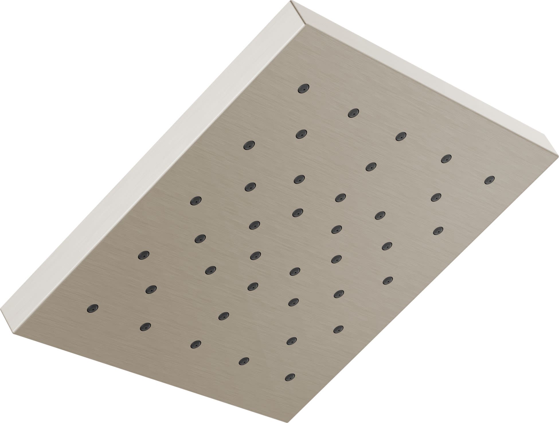 Delta 52161-25 Universal Showering UltraSoak 12" Square 2.5 GPM Single Function Rain Shower Head with Touch Clean and H2Okinetic Technology Lumicoat
