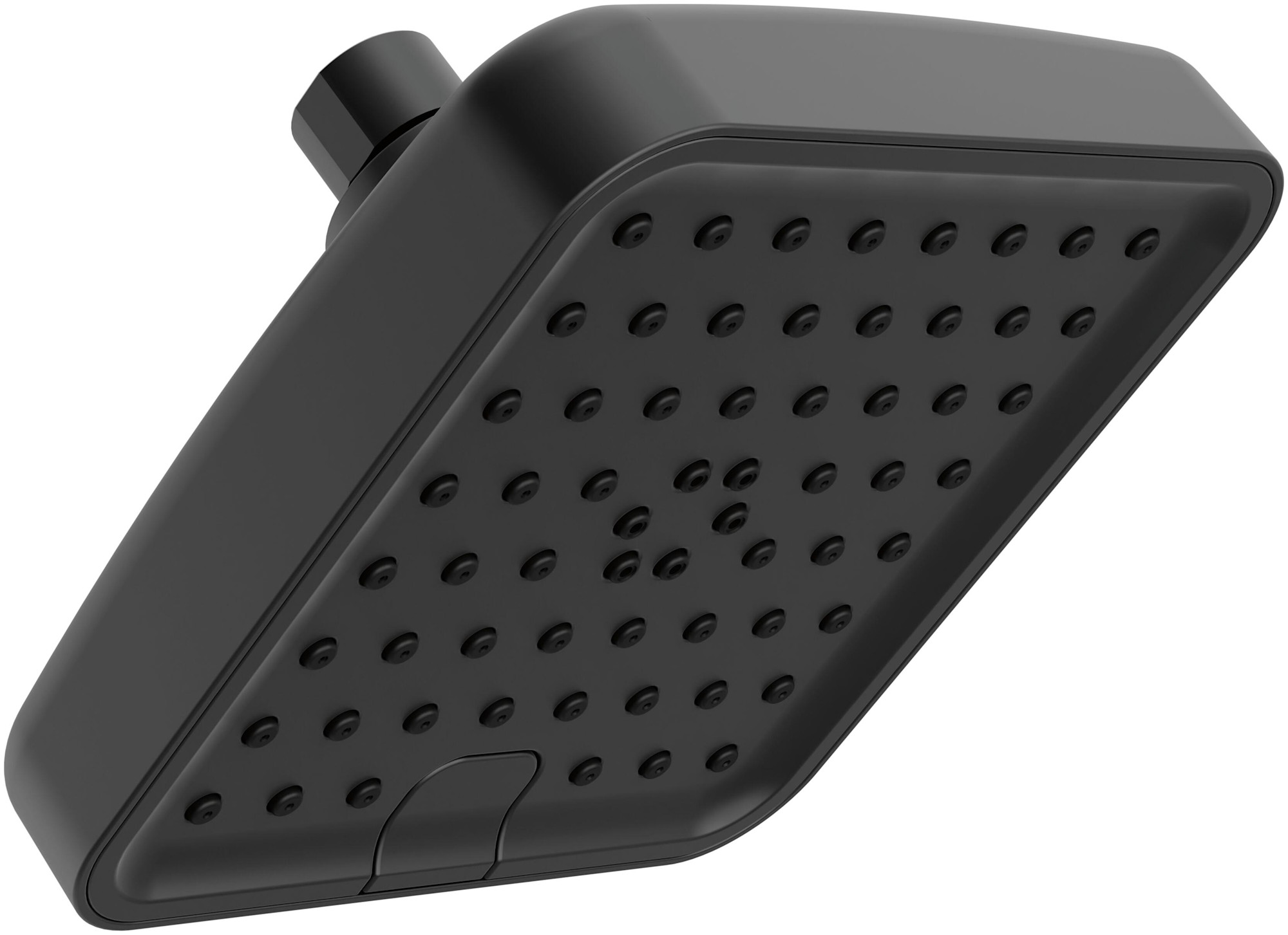 Delta 52614 Universal Showering 1.75 GPM Multi Function Rain Shower Head Matte Black Showers Shower Heads Multi Function