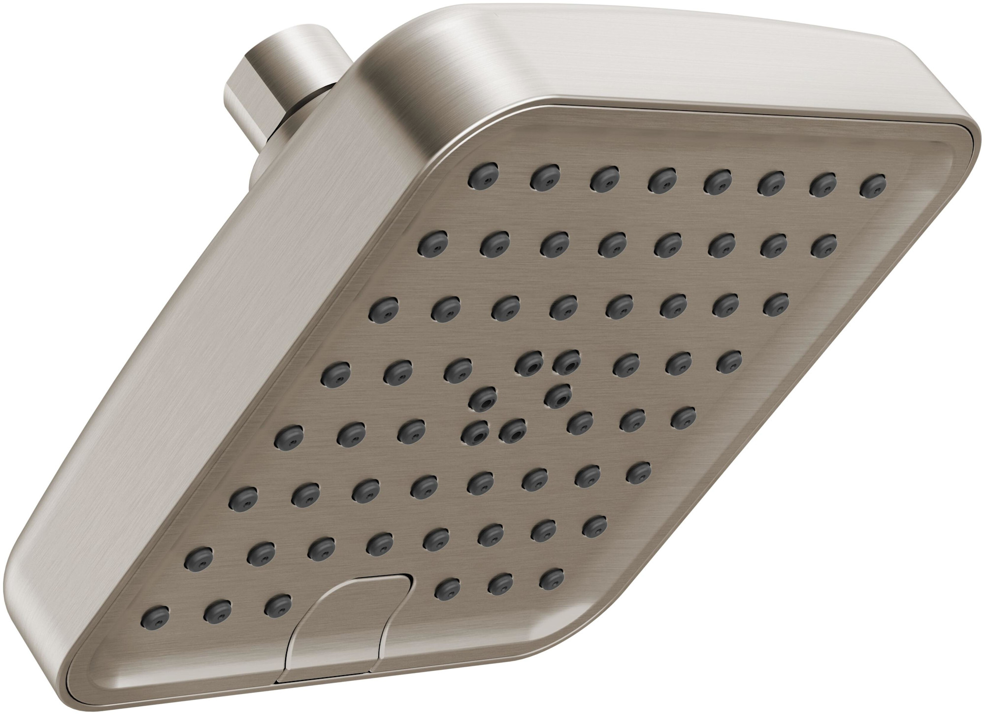 Delta 52614-25 Universal Showering 2.5 GPM Multi Function Rain Shower Head Brilliance Stainless Showers Shower Heads Multi Function