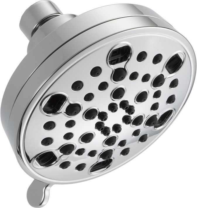 Delta 52638-18-PKWW Universal Showering 1.75 GPM Multi Function Shower Head Chrome Showers Shower Heads Multi Function