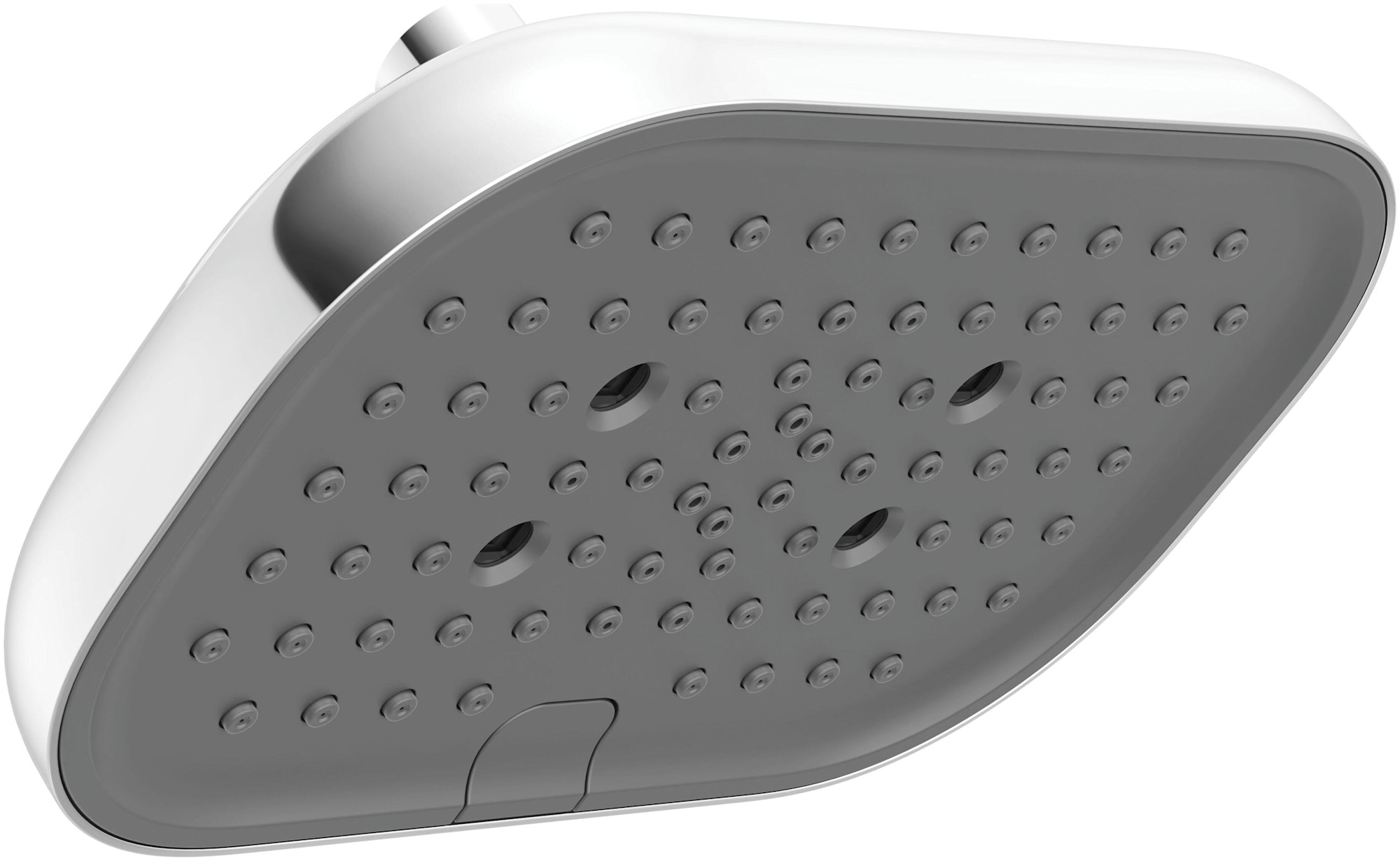 Delta 52955 Universal Showering 1.75 GPM Multi Function Rain Shower Head Lumicoat Chrome Showers Shower Heads Multi Function