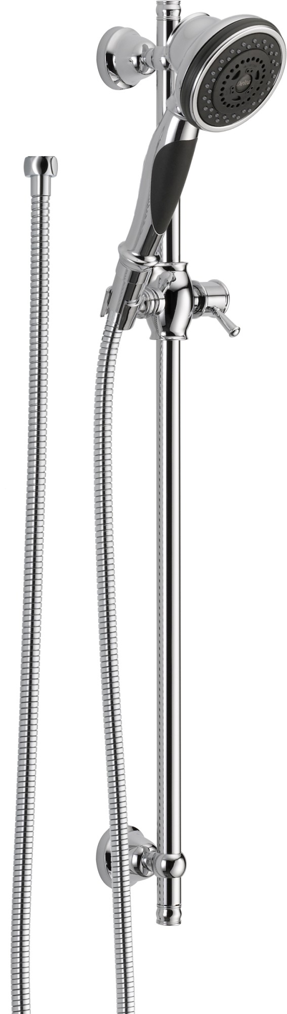 Photos - Shower System Delta 57021 1.75 GPM Hand Shower Package - Includes Hand Shower Slide Bar Hose and Limited Lifetime Warranty Chrome Showers 